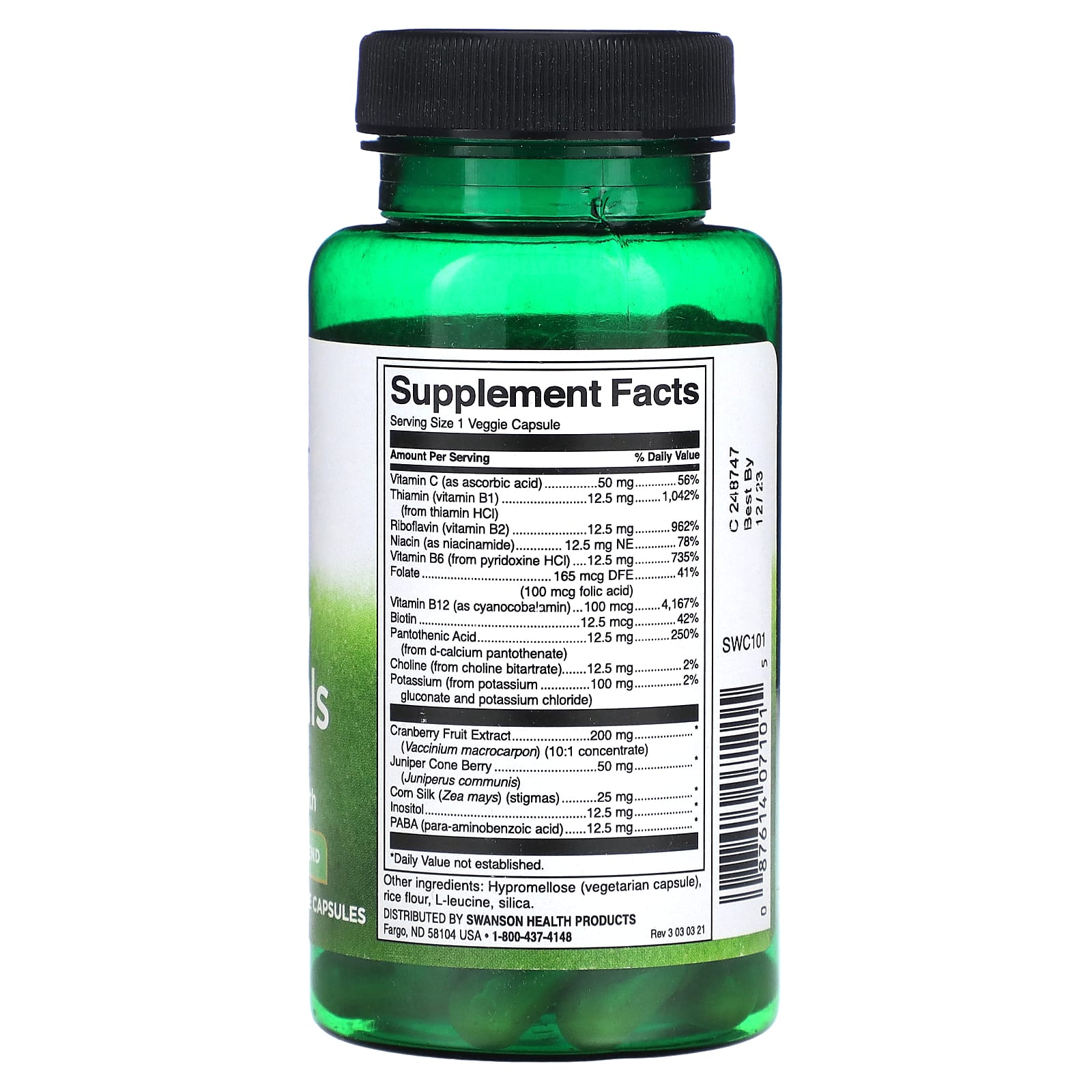 Swanson, Kidney Essentials, 60 Veggie Capsules - Image 2