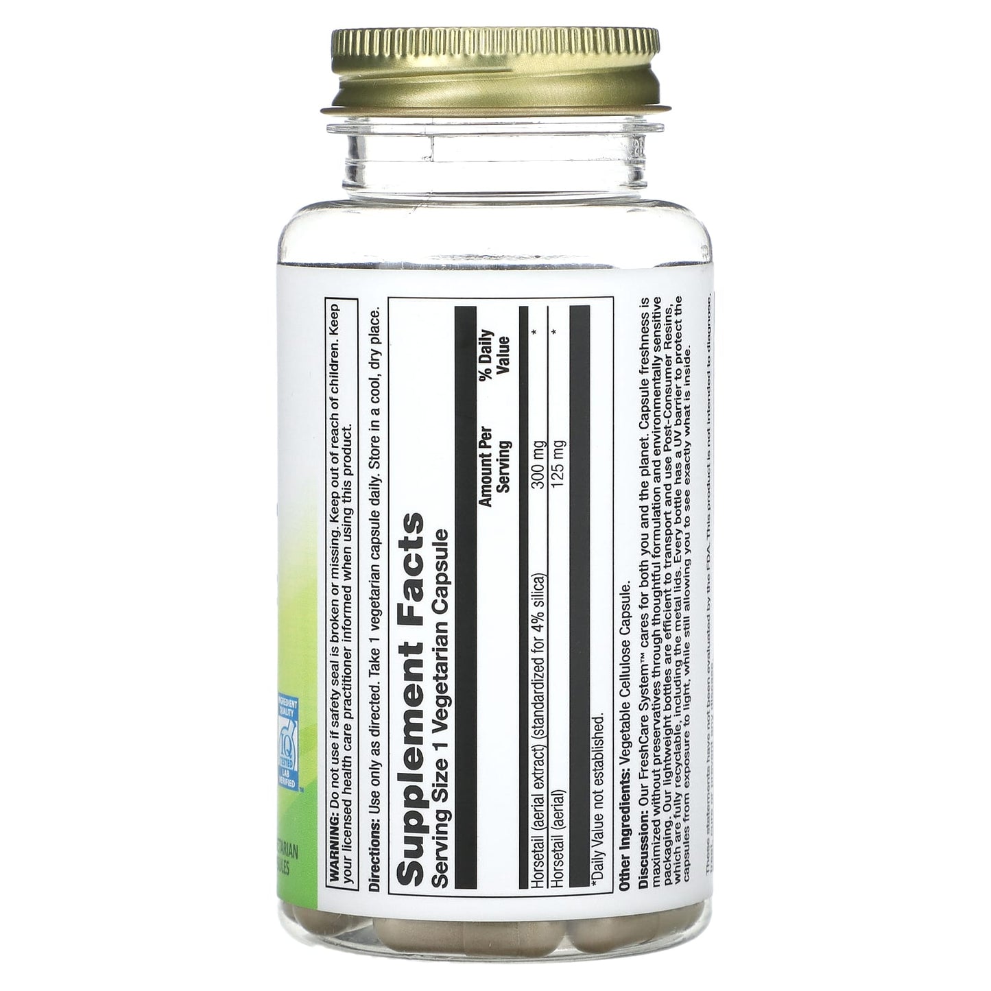 Nature's Life, Silica Power Horsetail Extract, 300 mg, 60 Vegetarian Capsules - Image 2