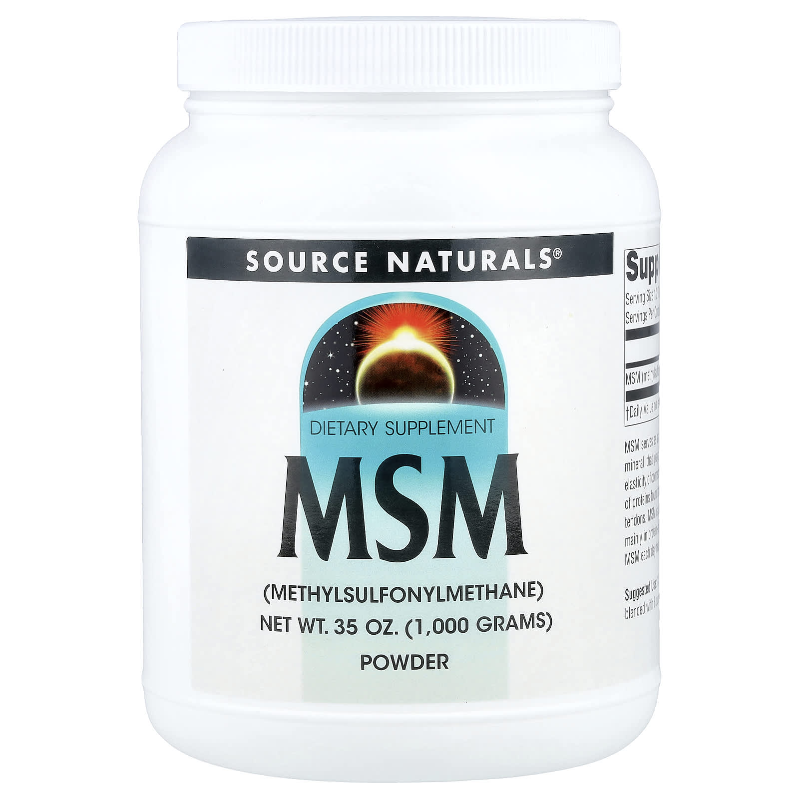 Source Naturals, MSM Powder, 35 oz (1,000 g)