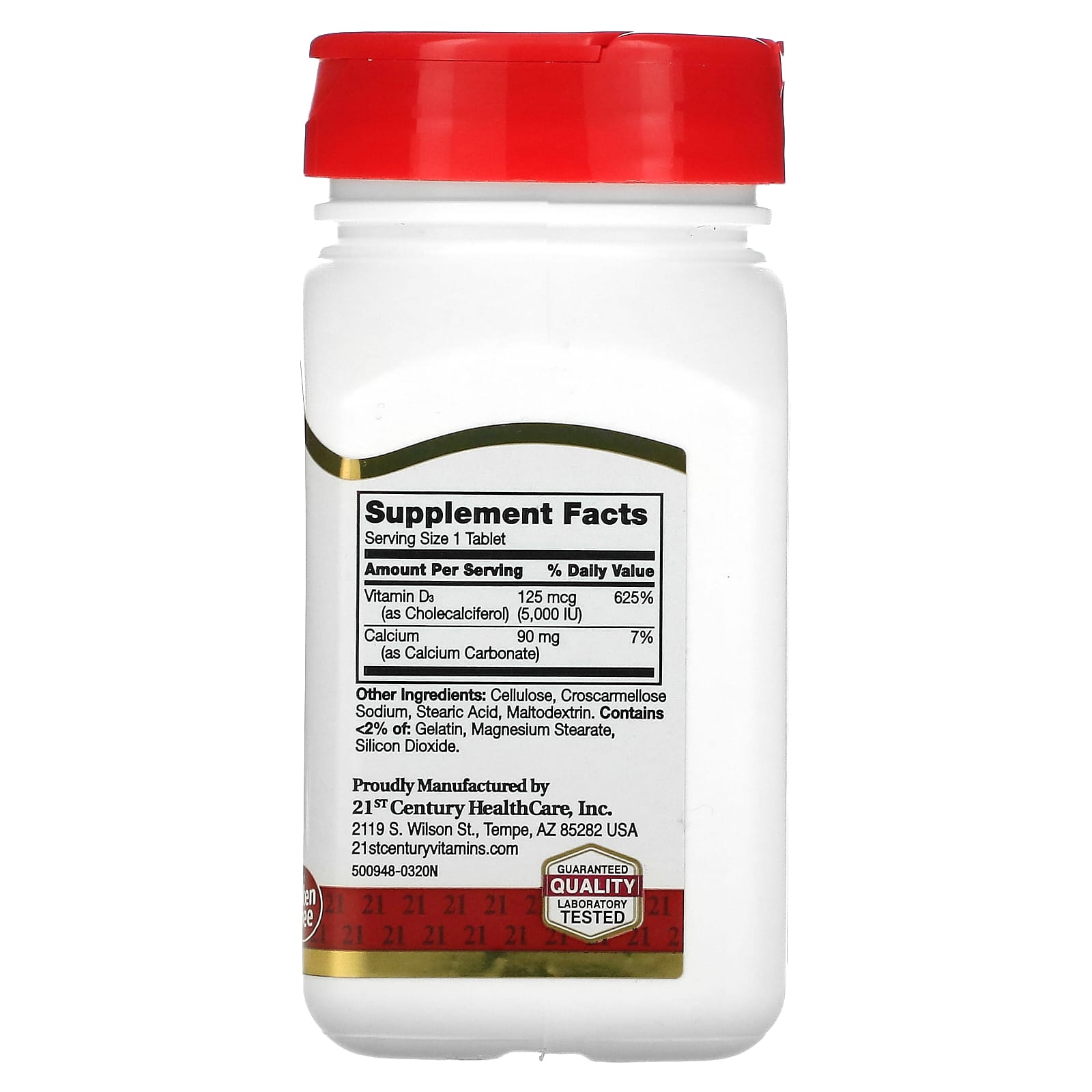 21st Century Vitamin D3 Supplement for Strong Bones & Immune Support - Image 2