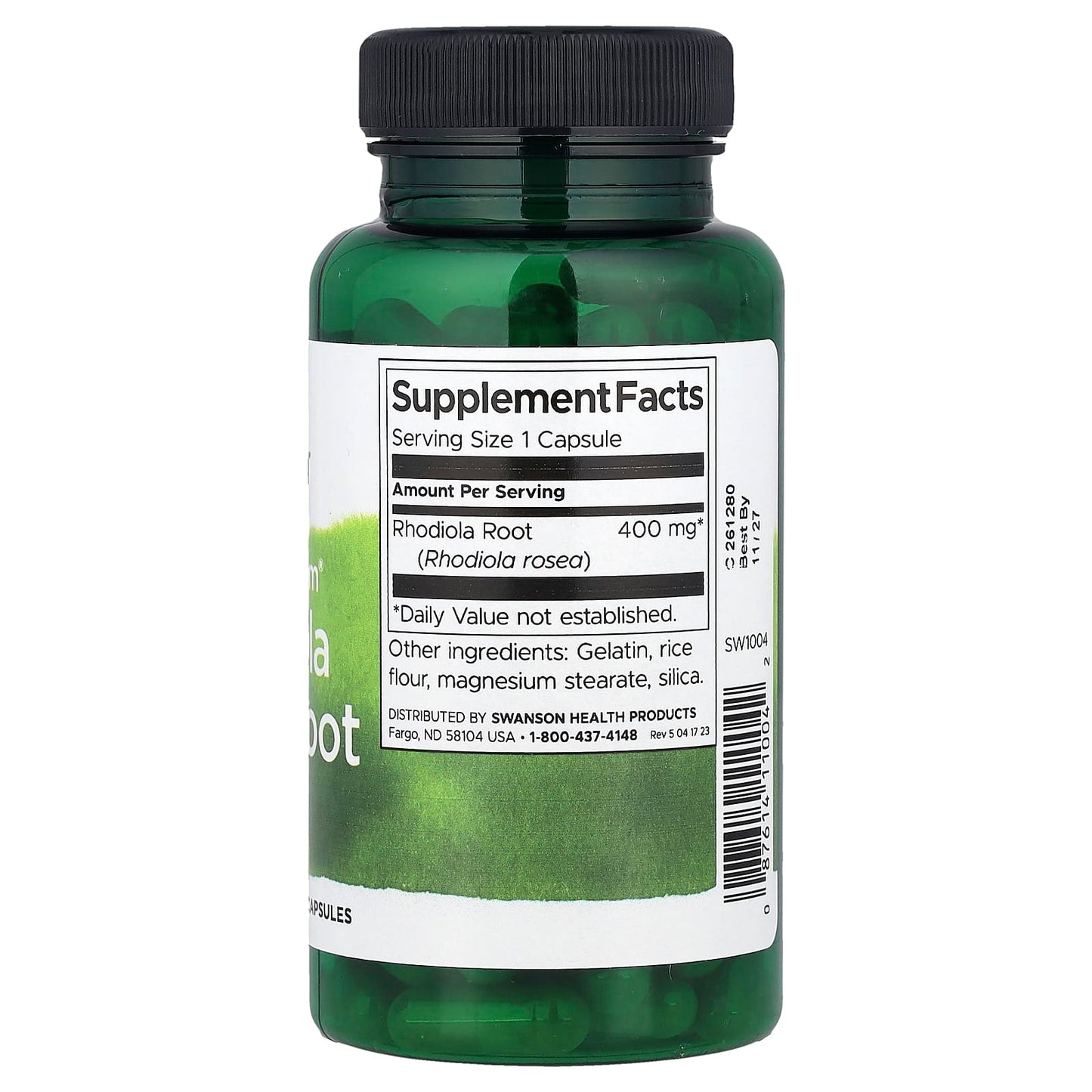 Swanson, Full Spectrum® Rhodiola Rosea Root, 400 mg, 100 Capsules