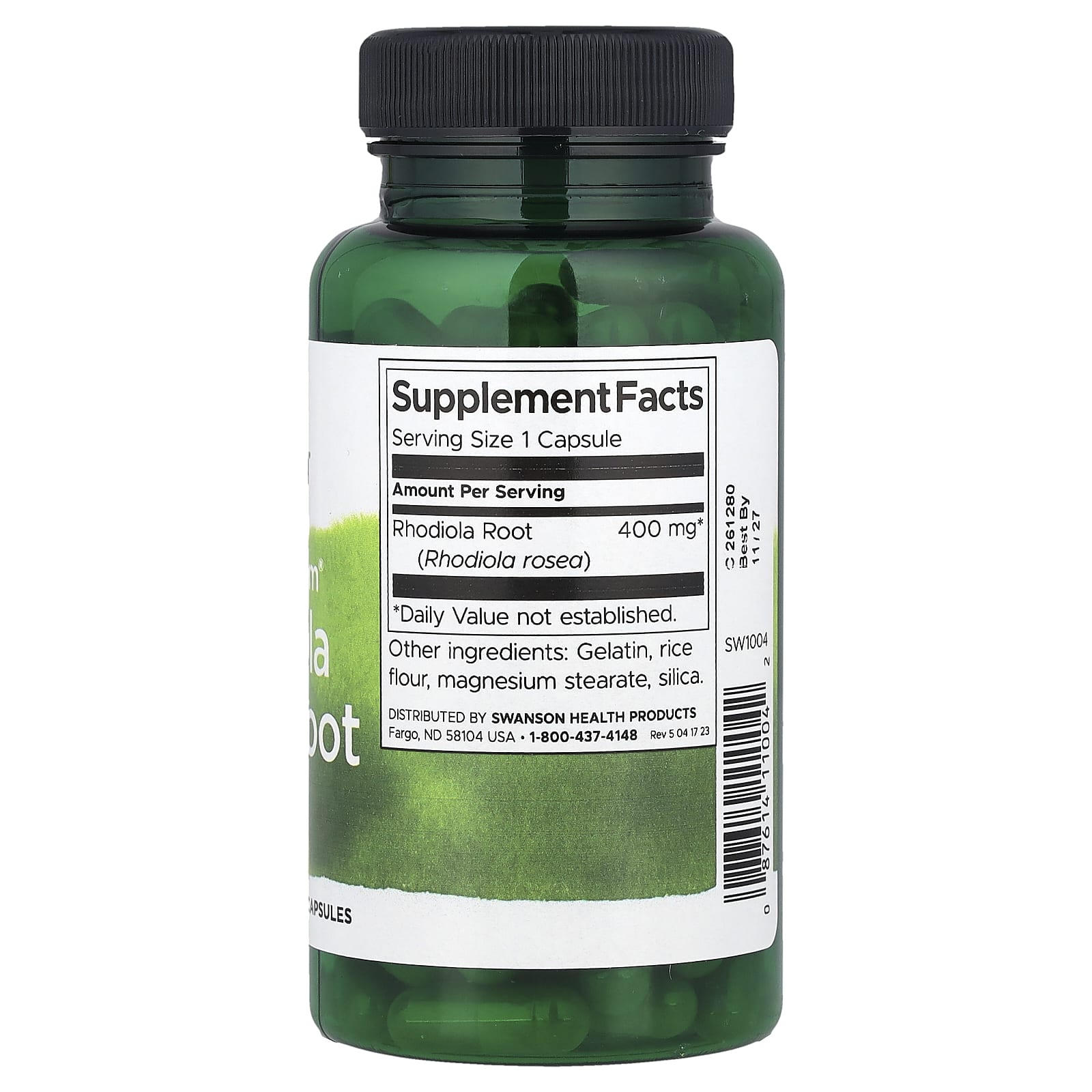 Swanson, Full Spectrum® Rhodiola Rosea Root, 400 mg, 100 Capsules