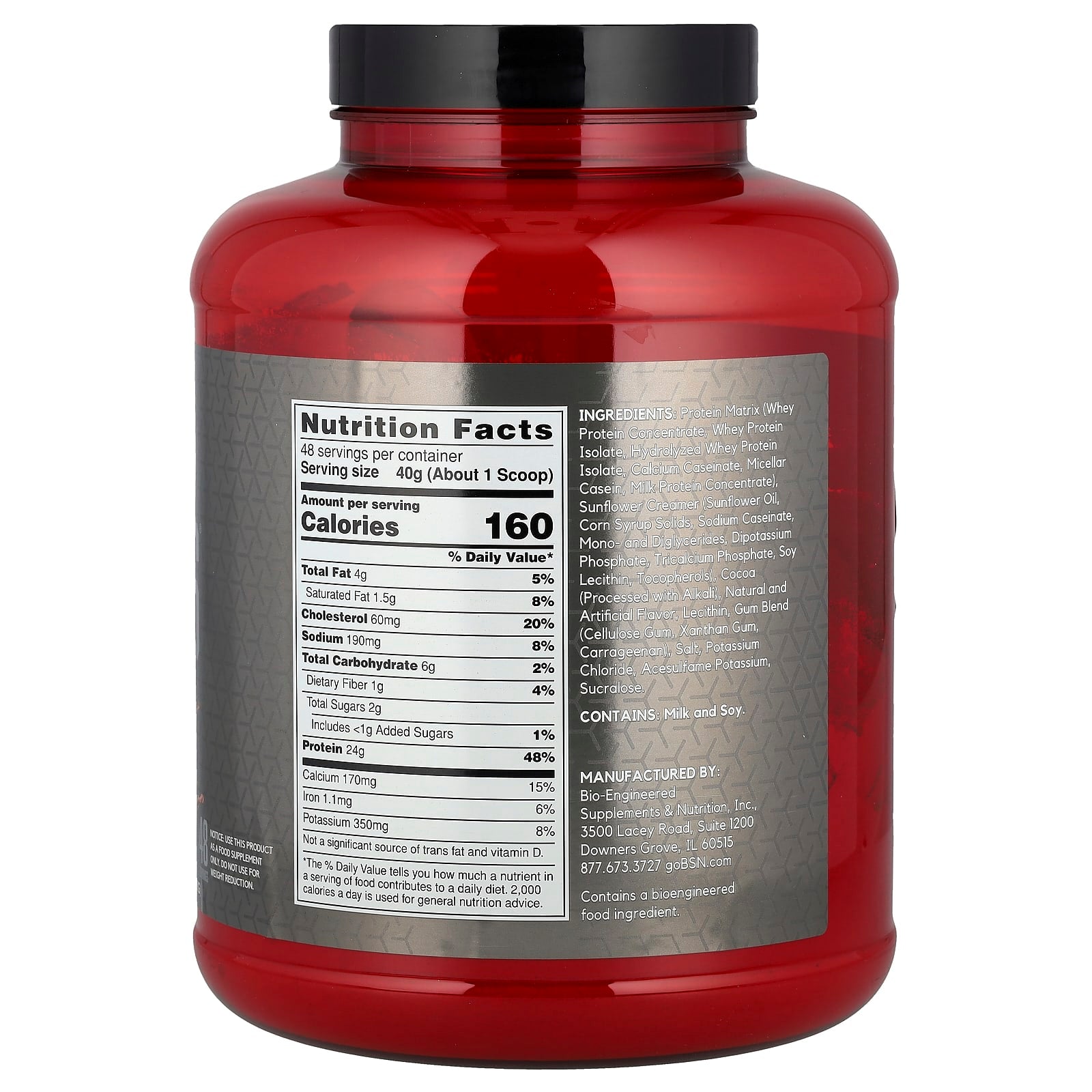 BSN Syntha-6 Edge Protein Powder Drink Mix, Chocolate Milkshake, 2.11 lbs - Image 2