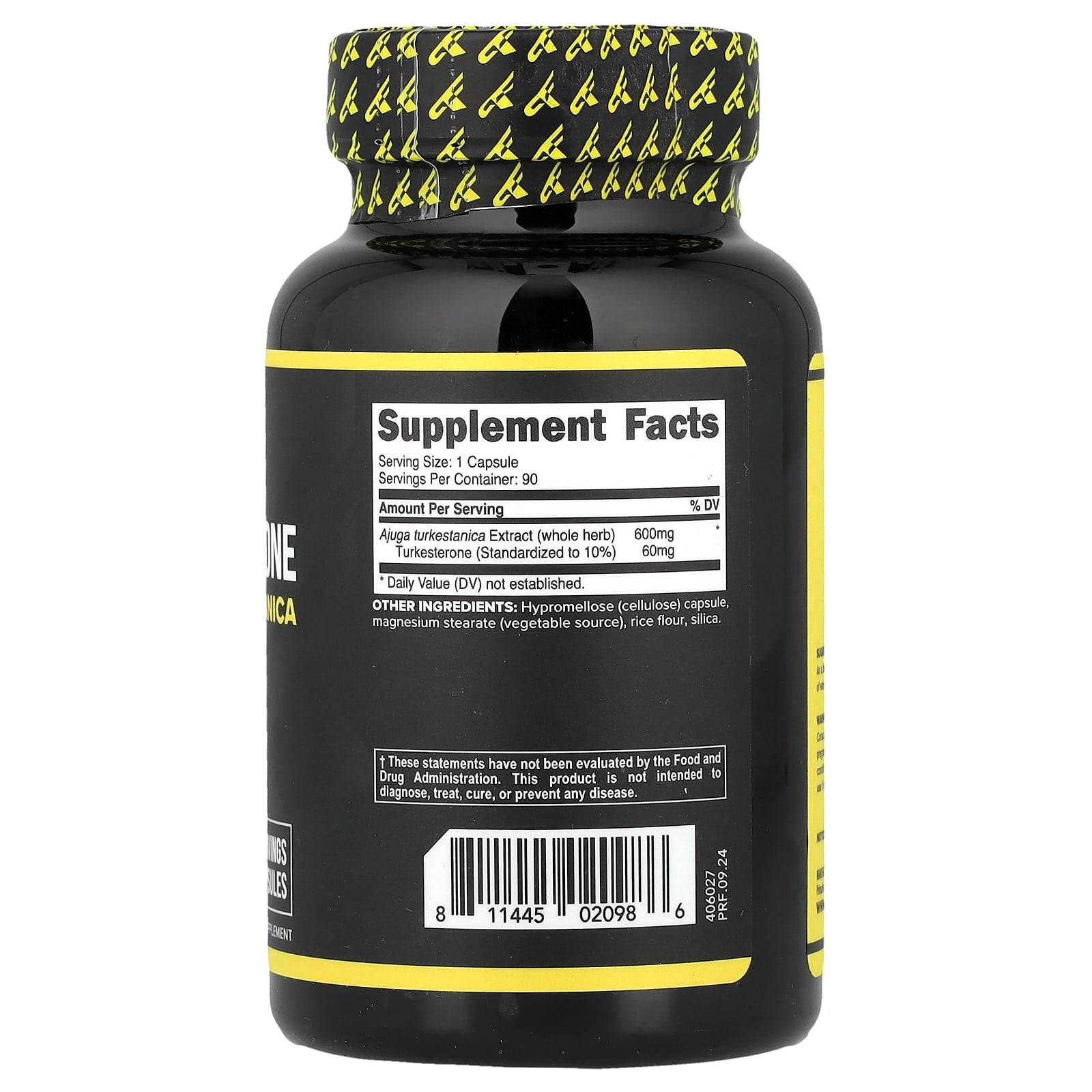 Primaforce, Turkesterone, 600 mg, 90 Capsules