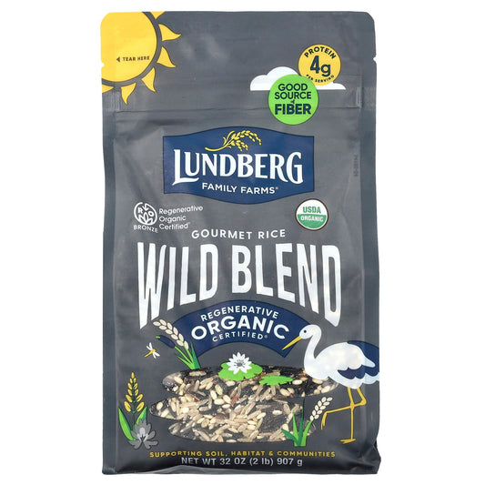 Lundberg, Organic Gourmet Rice, Wild Blend , 32 oz (907 g) - Image 1