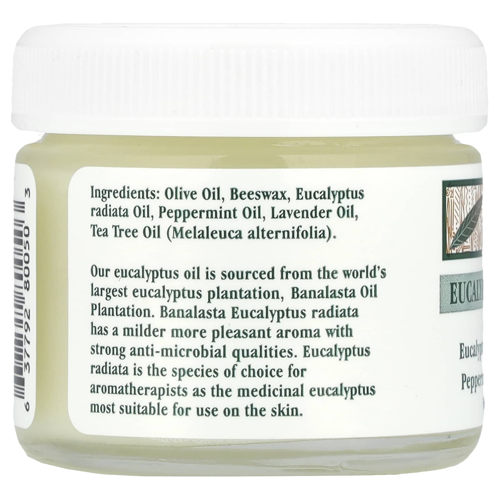 Tea Tree Therapy, Eucalyptus Chest Rub, 2 oz (57 g) - Image 2