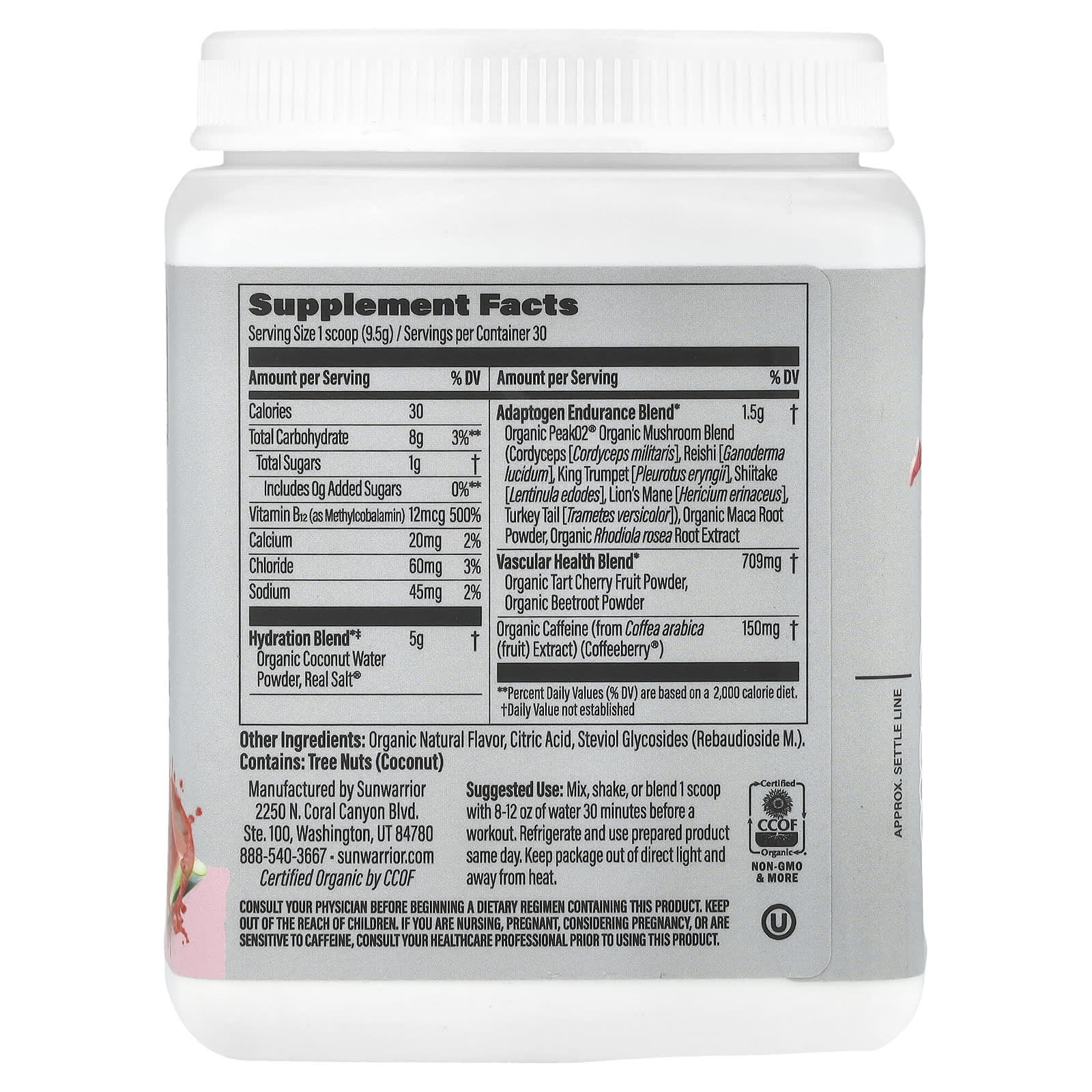 Sunwarrior, Sport, Active Energy Preworkout, Watermelon Wave, 10 oz (285 g) - Image 2
