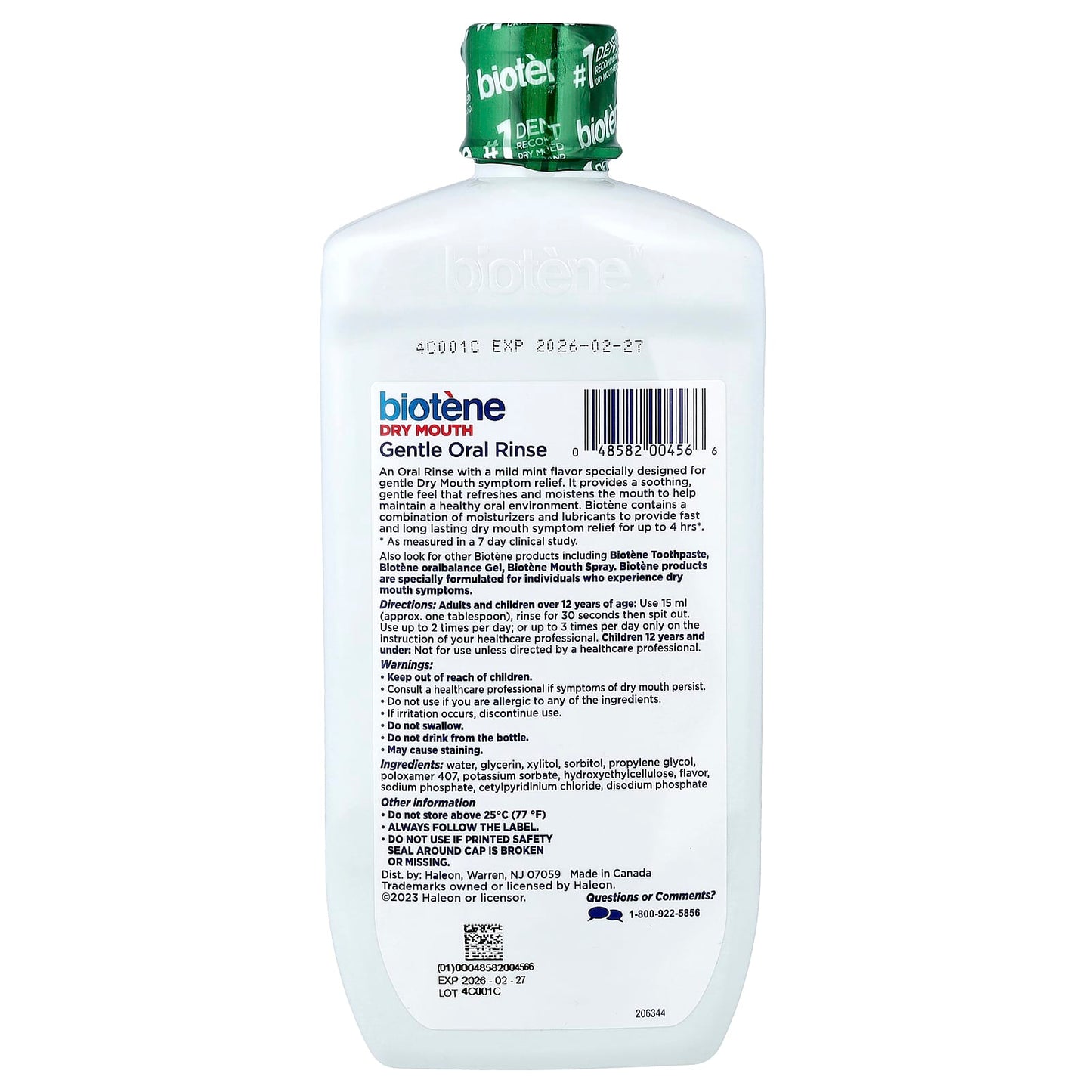 Biotene Dry Mouth Rinse - Gentle, Alcohol-Free Oral Care - Image 2