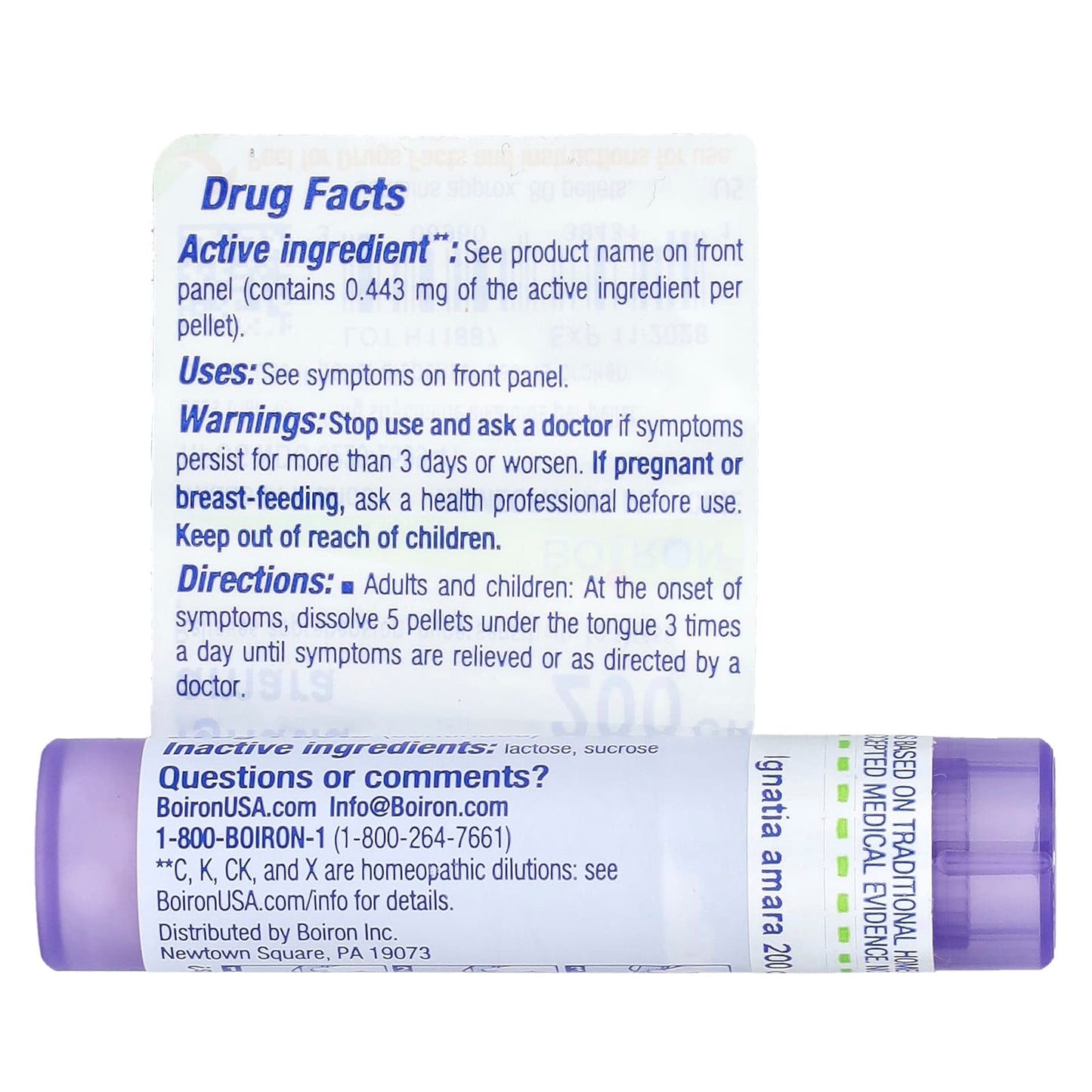 Relieve Stress with Ignatia Amara 200CK Homeopathic Pellets by Boiron - Image 2
