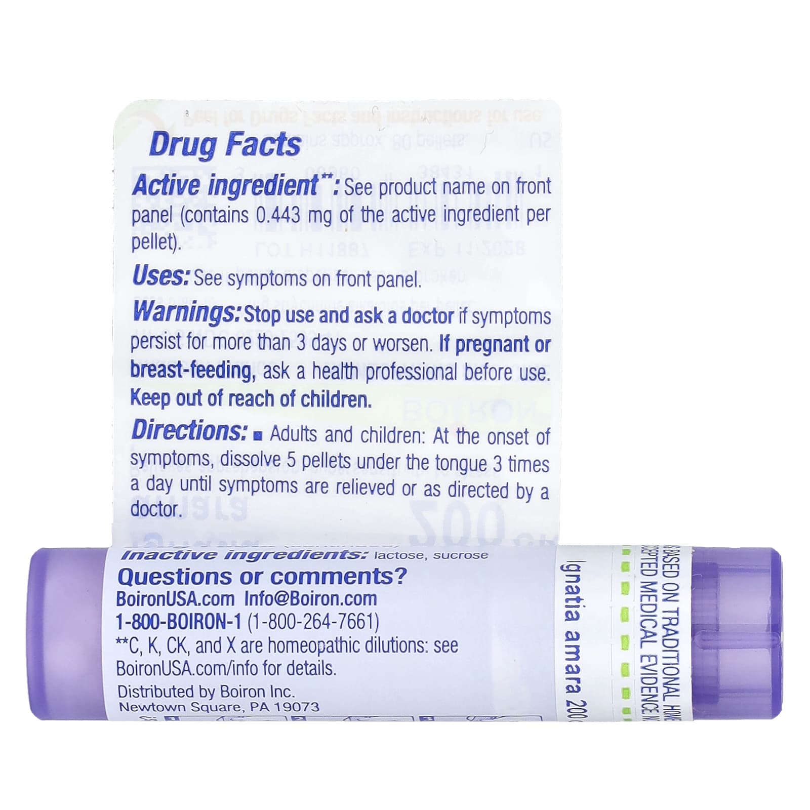Relieve Stress with Ignatia Amara 200CK Homeopathic Pellets by Boiron - Image 2