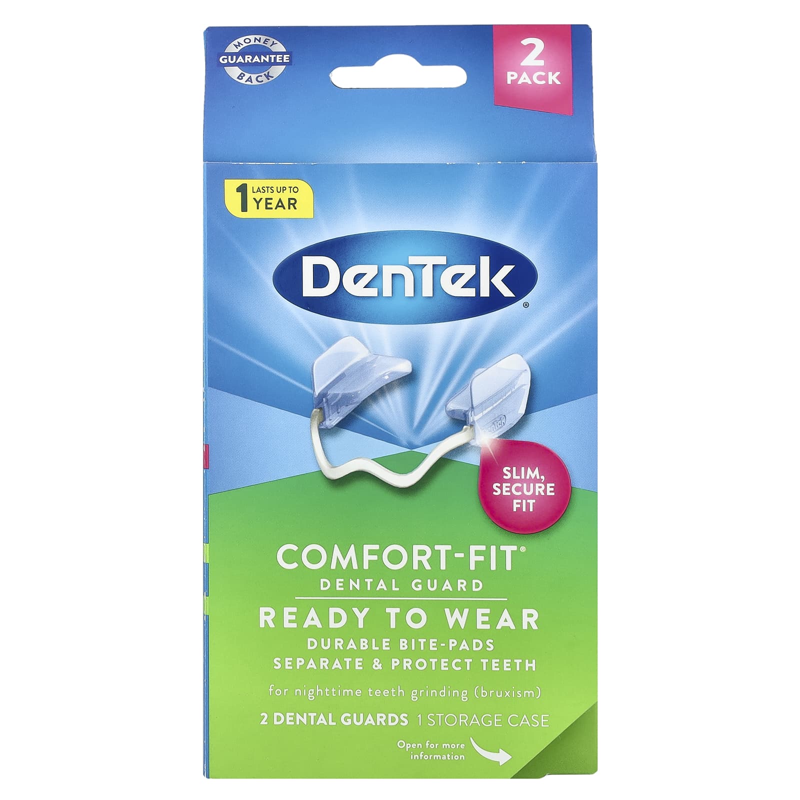 Protect Your Teeth with DenTek's Comfort-Fit Dental Guard, 2 Pack - Image 1