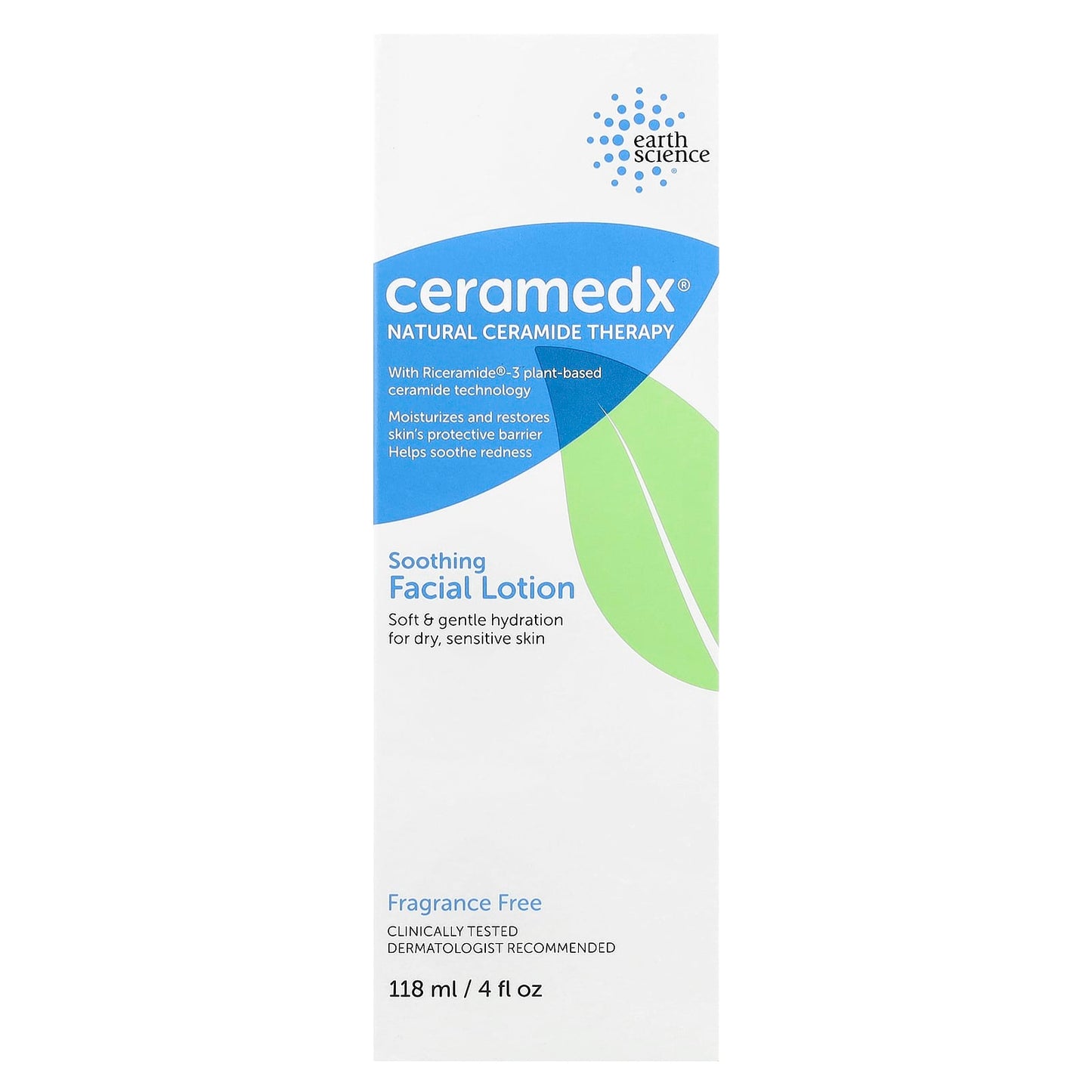 Ceramedx Soothing Facial Lotion for Dry Sensitive Skin 4oz - Image 2