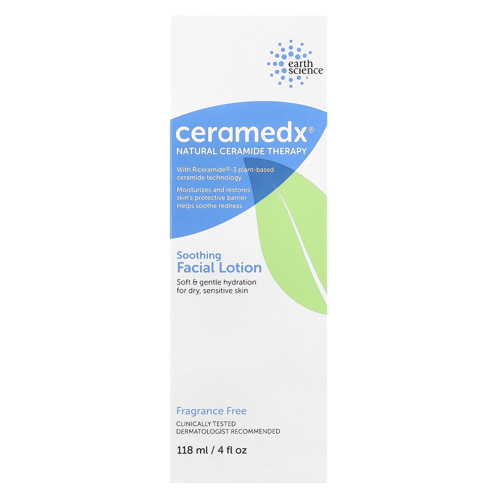 Ceramedx Soothing Facial Lotion for Dry Sensitive Skin 4oz - Image 2