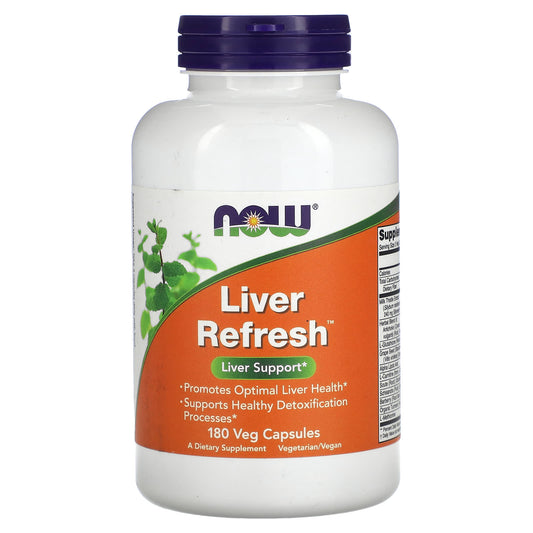 NOW Foods, Liver Refresh, 180 Veg Capsules - Image 1