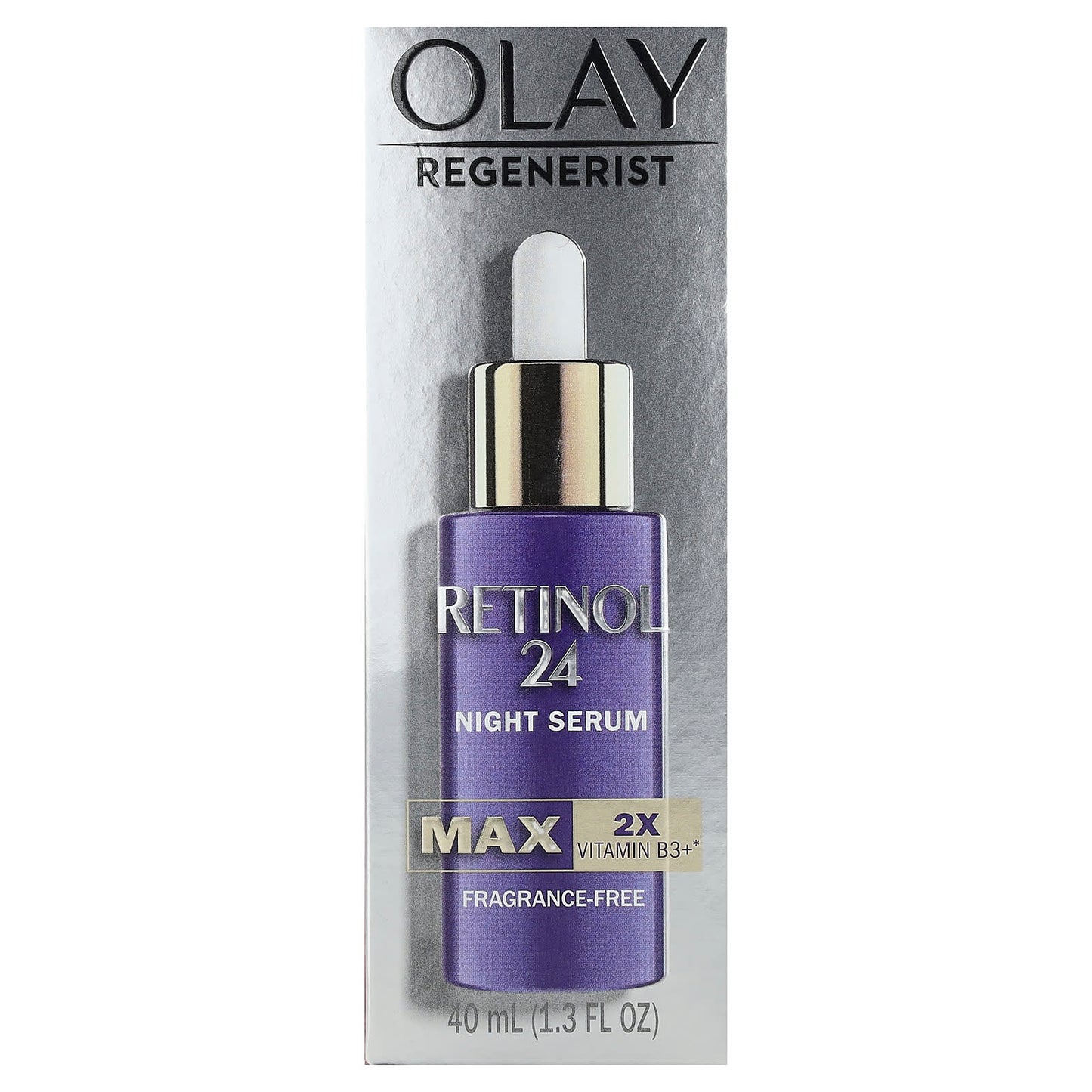 Olay, Regenerist, Retinol 24, Night Serum, Fragrance-Free, 1.3 fl oz (40 ml) - Image 2