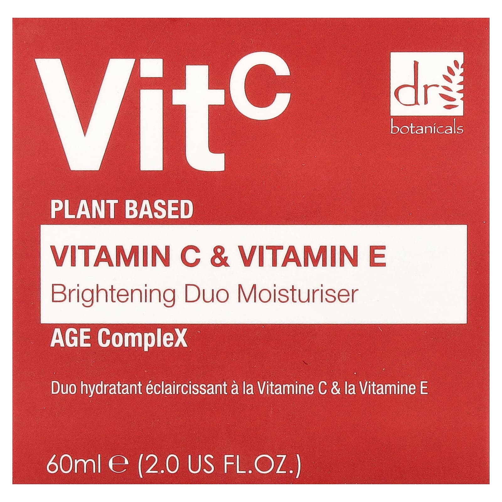 Dr. Botanicals Vitamin C & E Brightening Moisturizer, 60ml - Image 2