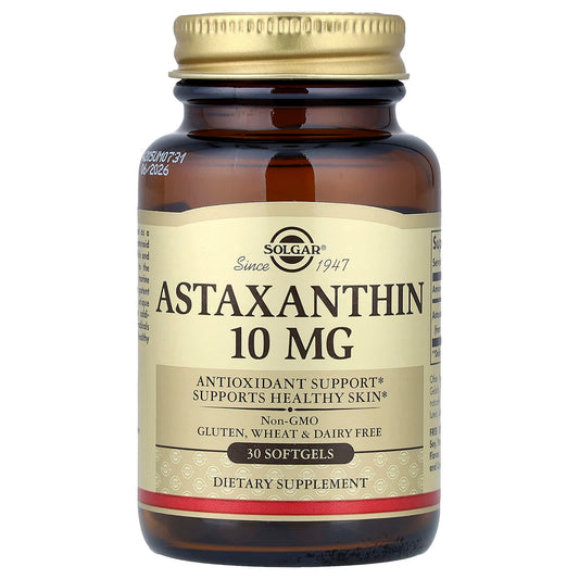 Solgar, Astaxanthin, 10 mg, 30 Softgels - Image 1
