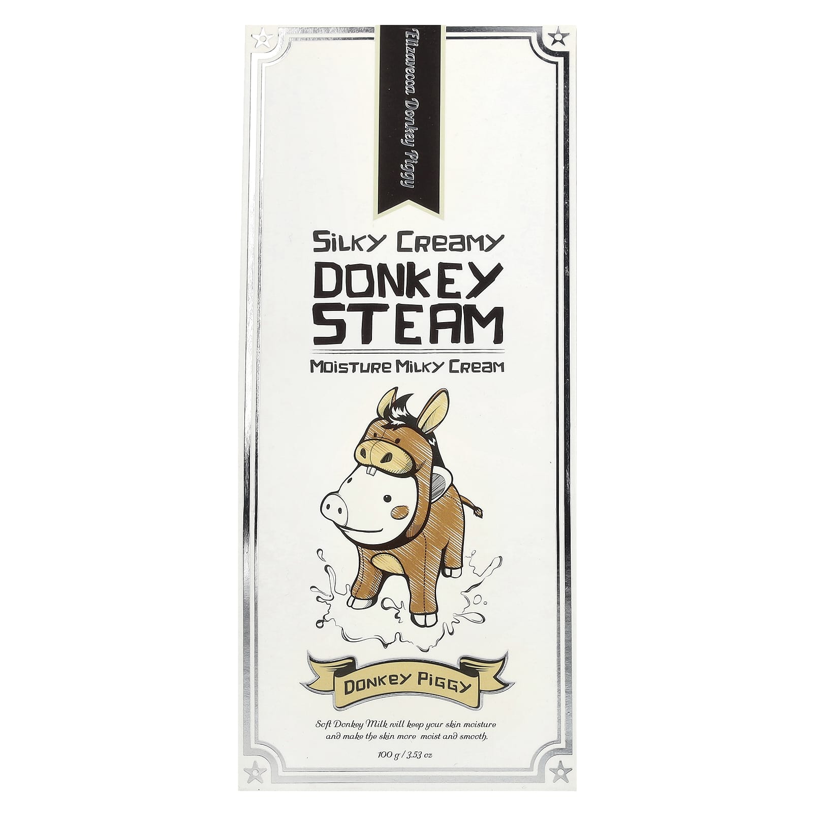 Elizavecca Donkey Silky Cream for Dry Skin, Moisturizing & Anti-Aging - Image 2