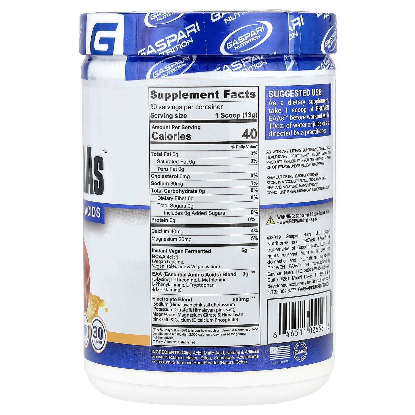 Gaspari Nutrition Proven EAAs with 9 Essential Amino Acids - Image 2