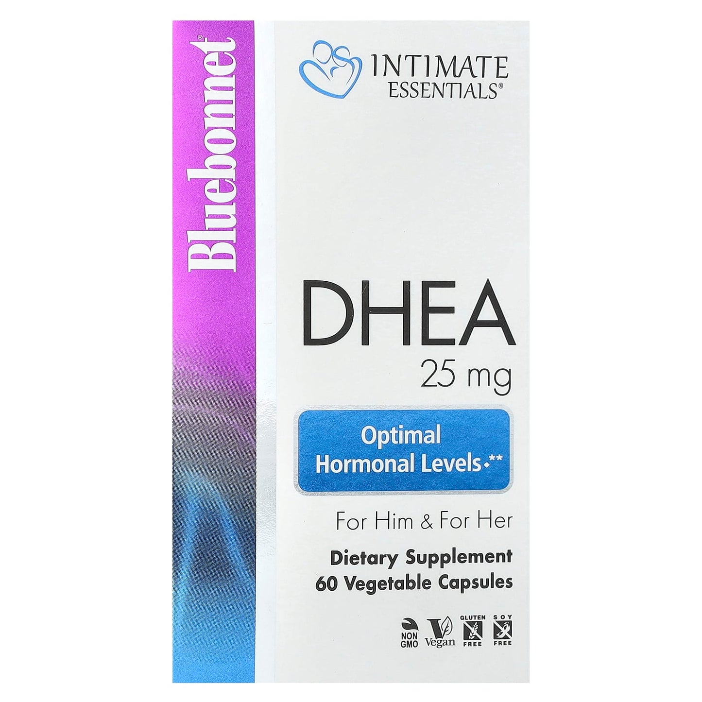 Bluebonnet Nutrition Intimate Essentials DHEA 25mg Capsules - Image 1
