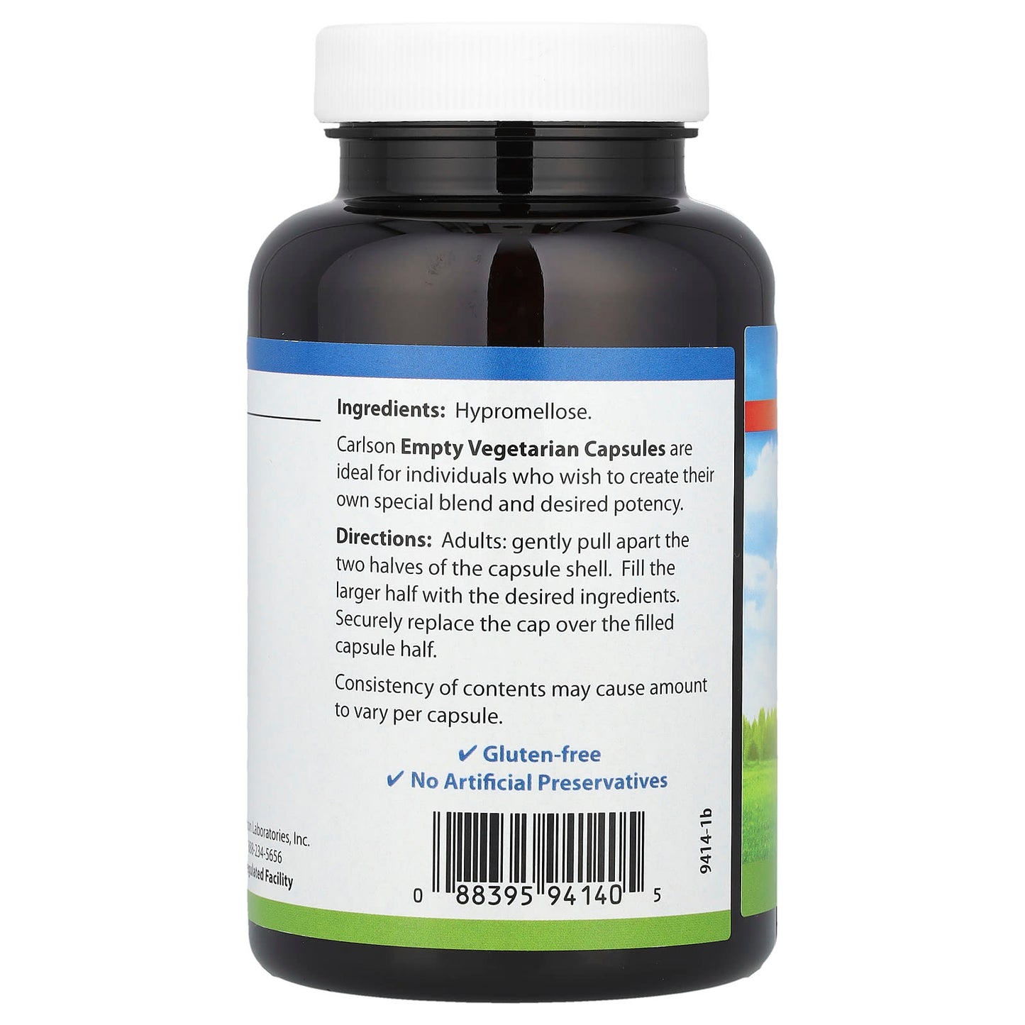 Empty Vegetarian Capsules by Carlson - Create Your Blend - Image 2