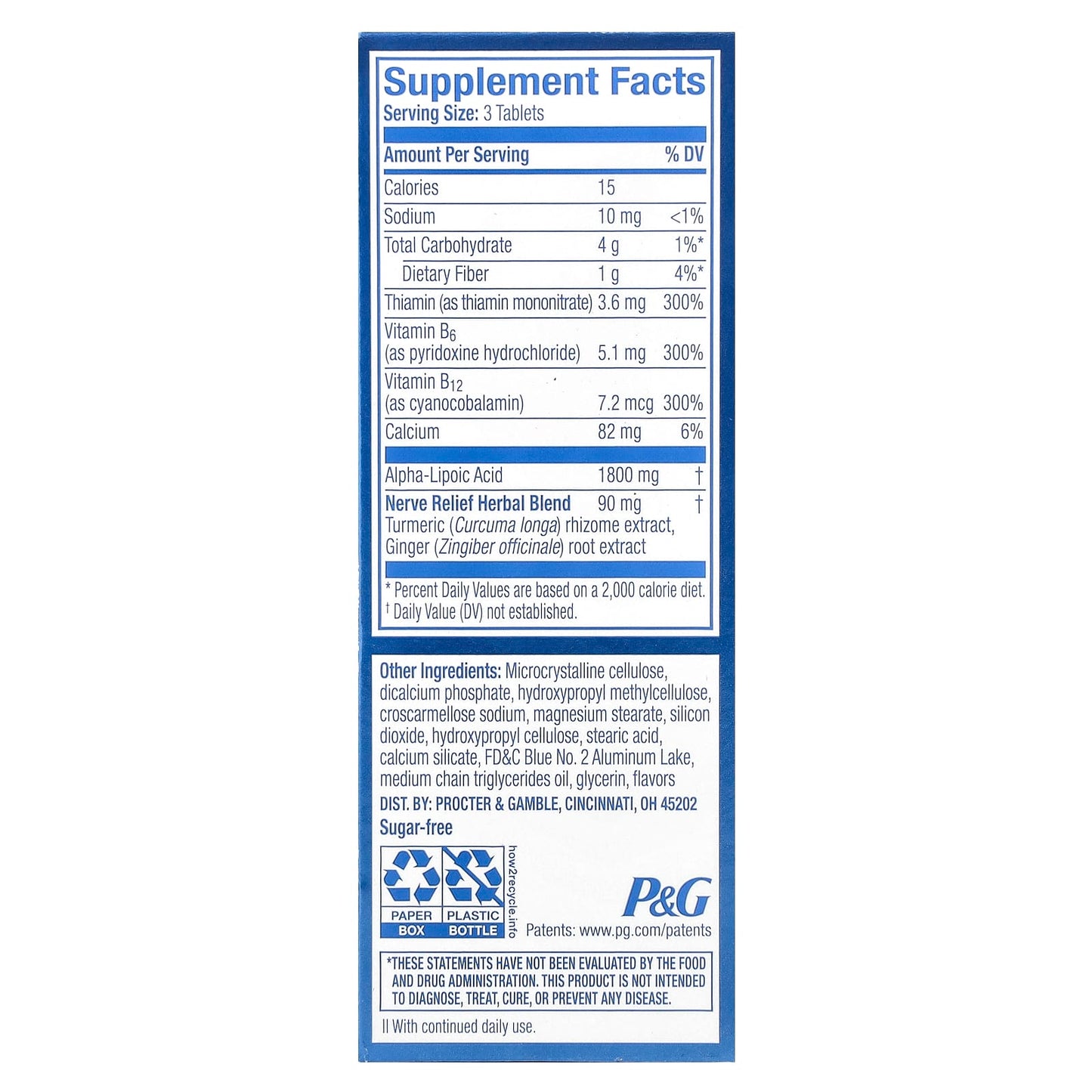Nervive, Nerve Relief, 30 Tablets - Image 2