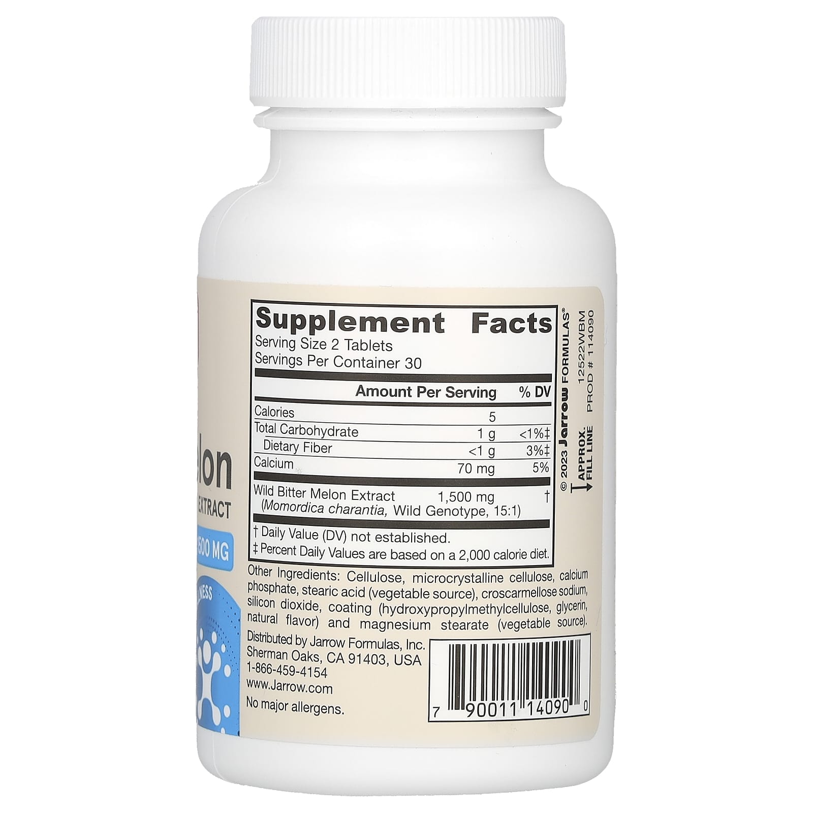 Wild Bitter Melon Extract for Blood Sugar Support - 60 Tablets - Image 2