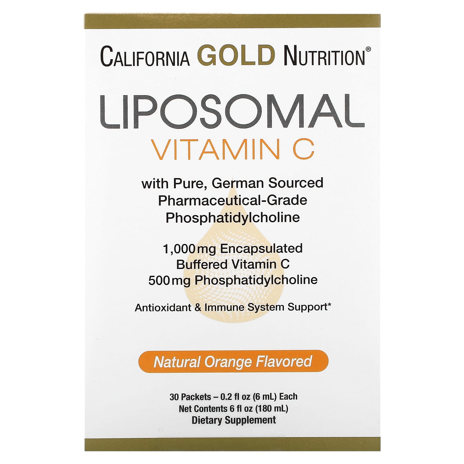 Boost Immunity with Liposomal Vitamin C - 1000mg, 30 Servings - Image 1