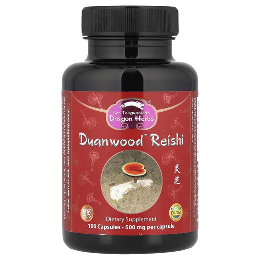 Reishi Tonic Herb for Immortality, 100 Capsules, 500mg by Dragon Herbs - Image 1