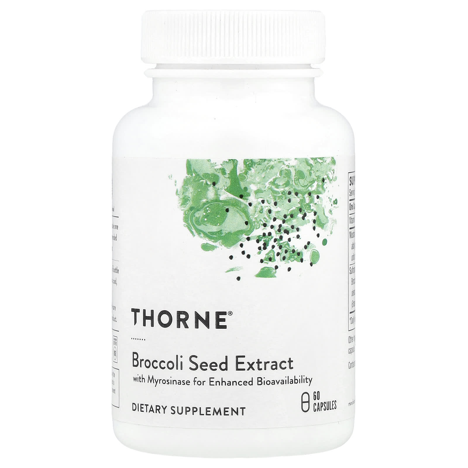 Thorne, Broccoli Seed Extract, 60 Capsules - Image 1