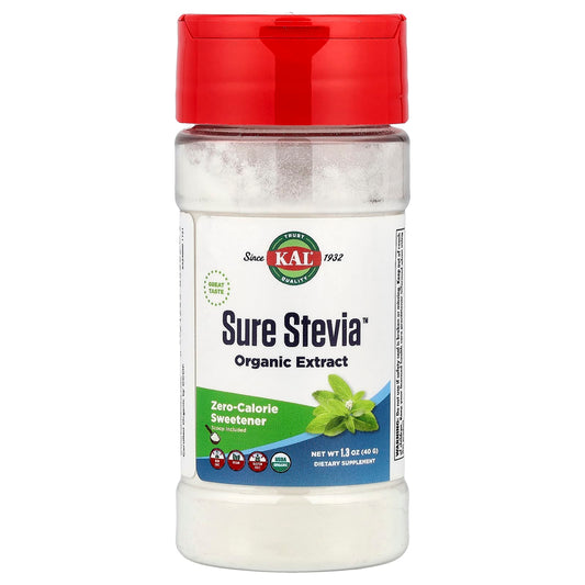 KAL, Organic Sure Stevia™ Extract, 1.3 oz (40 g) - Image 1