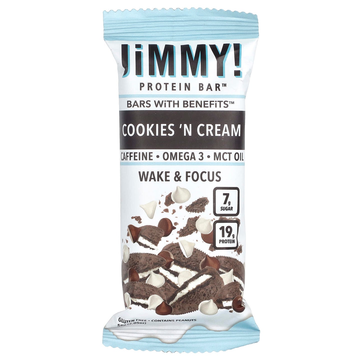 Nutritious Cookies 'N Cream Bars by JiMMY!, 12-Count, Gluten-Free - Image 2