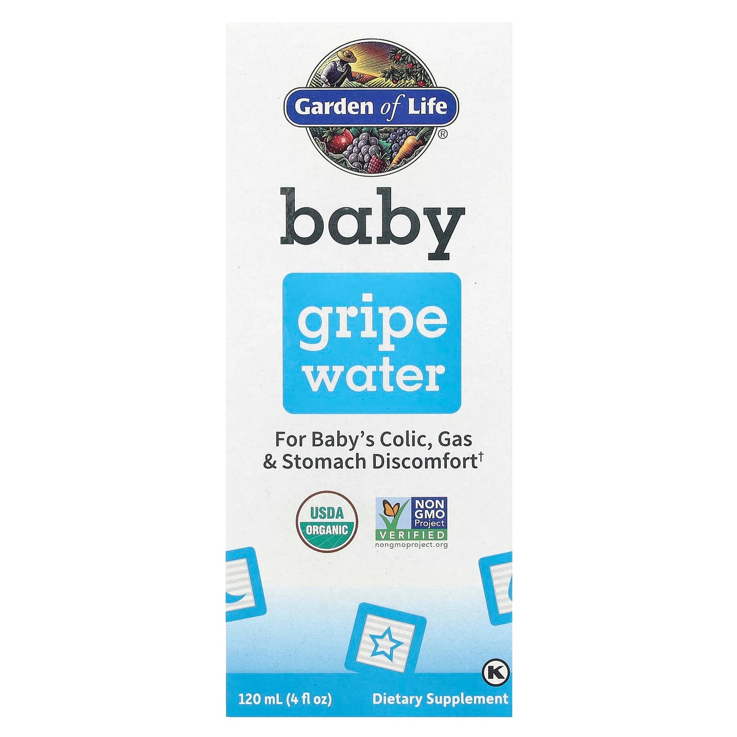 Garden of Life USDA Organic Baby Gripe Water, 120 ml - Image 1