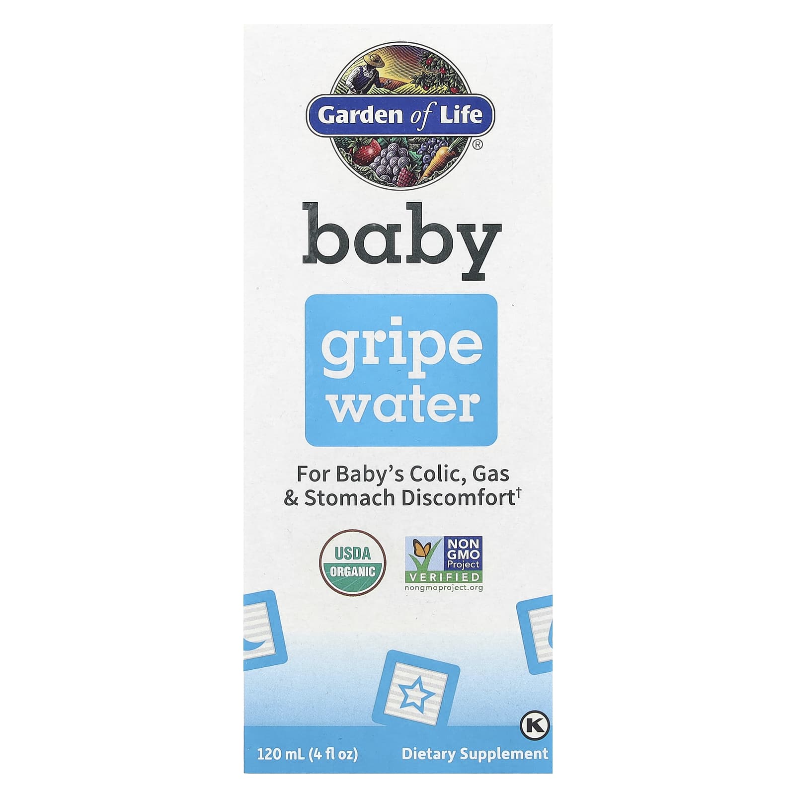 Garden of Life USDA Organic Baby Gripe Water, 120 ml - Image 1