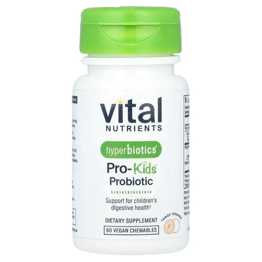 Vital Nutrients, Hyperbiotics®, Pro-Kids® Probiotic, Tangy Orange, 60 Vegan Chewables - Image 1