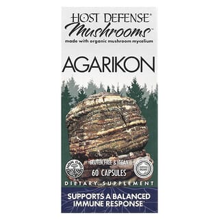 Host Defense Agarikon Mushroom Capsules for Immune Support