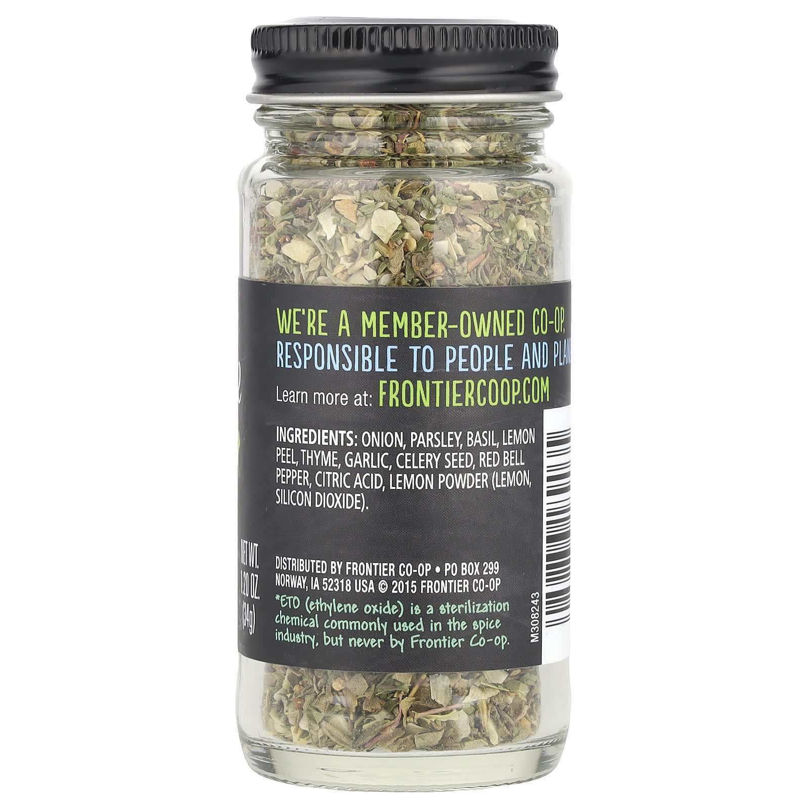 Frontier Co-op All-Purpose Seasoning with Citrus & Herbs, 1.2 oz - Image 2