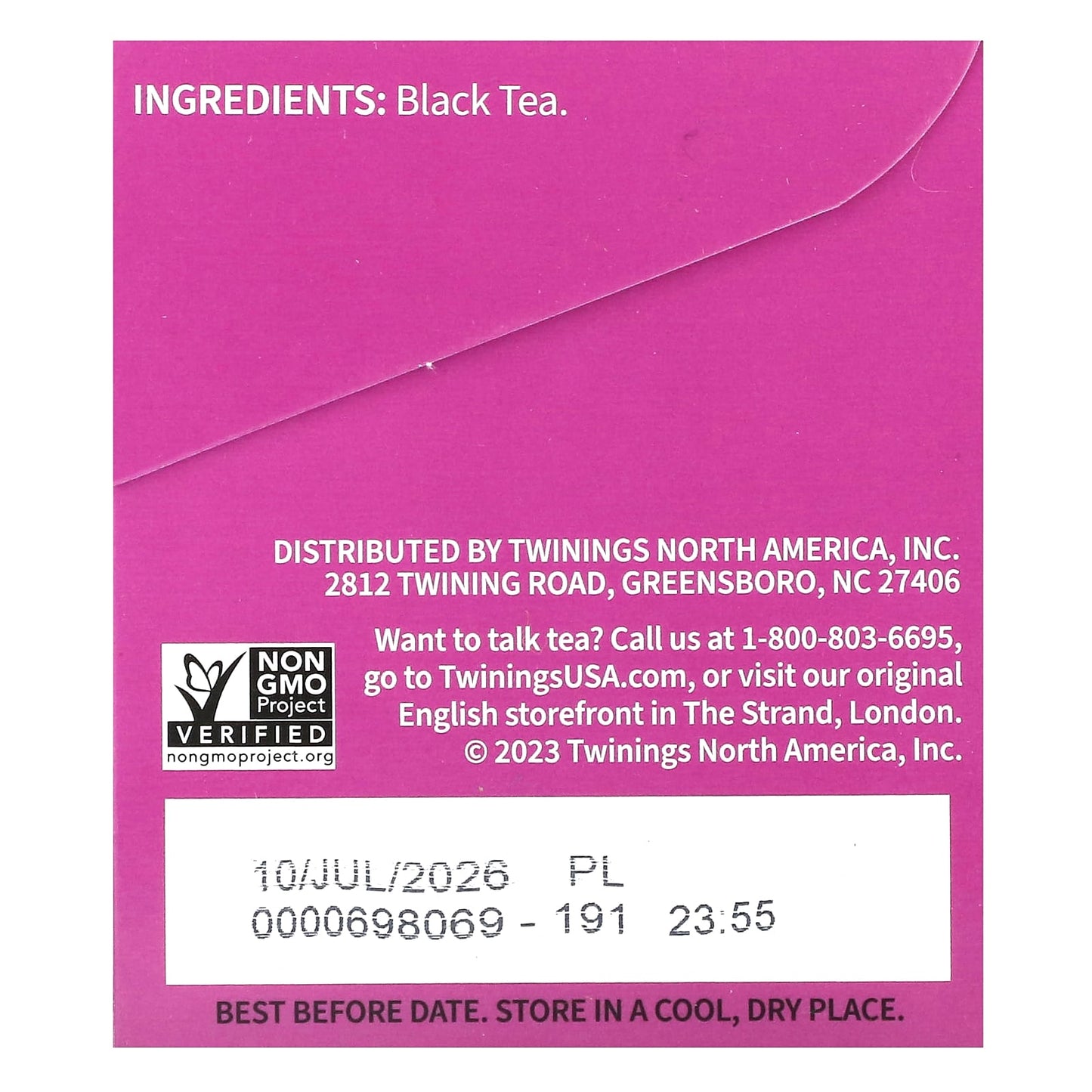 Twinings, Pure Black Tea, Darjeeling, 20 Tea Bags, 1.41 oz (40 g) - Image 2