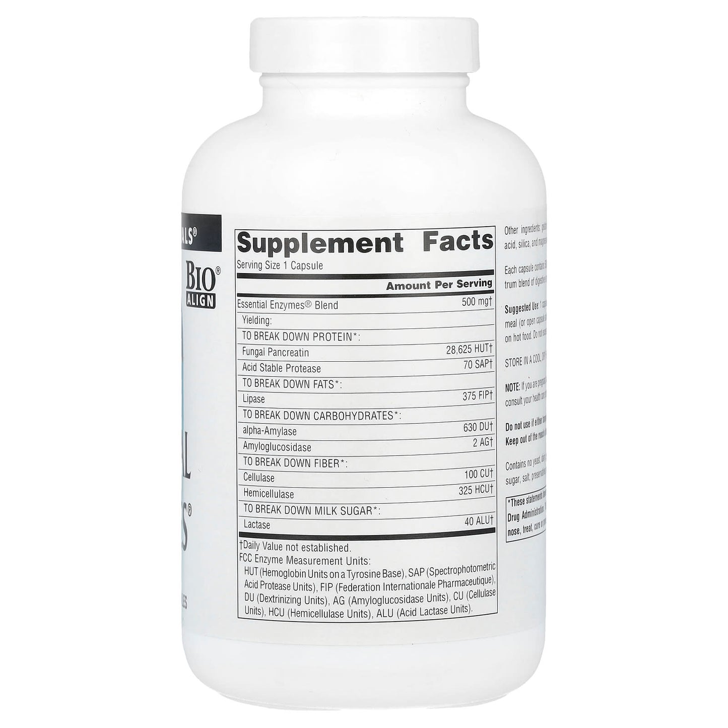 Source Naturals, Daily Essential Enzymes®, 500 mg, 240 Capsules - Image 2