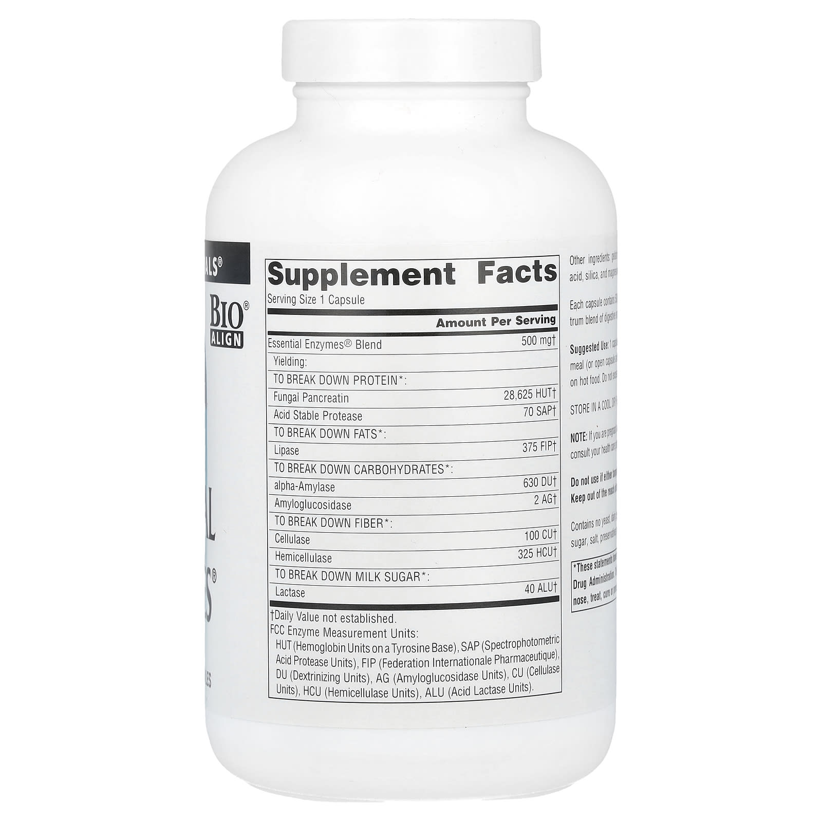 Source Naturals, Daily Essential Enzymes®, 500 mg, 240 Capsules - Image 2
