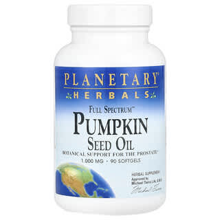Pumpkin Seed Oil Supplement for Prostate Health by Planetary Herbals