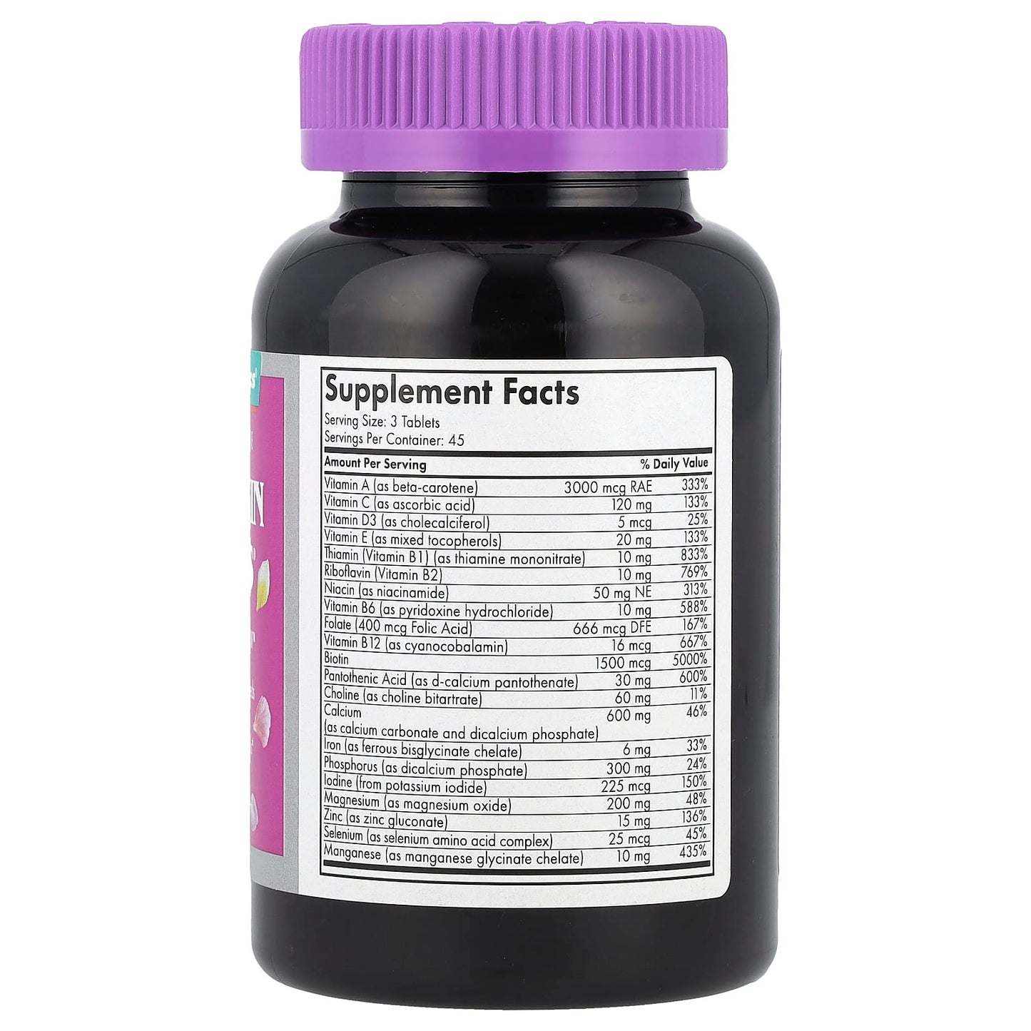 Futurebiotics Hair Skin & Nails Multi-Vitamin Supplement - 135 Tablets - Image 2