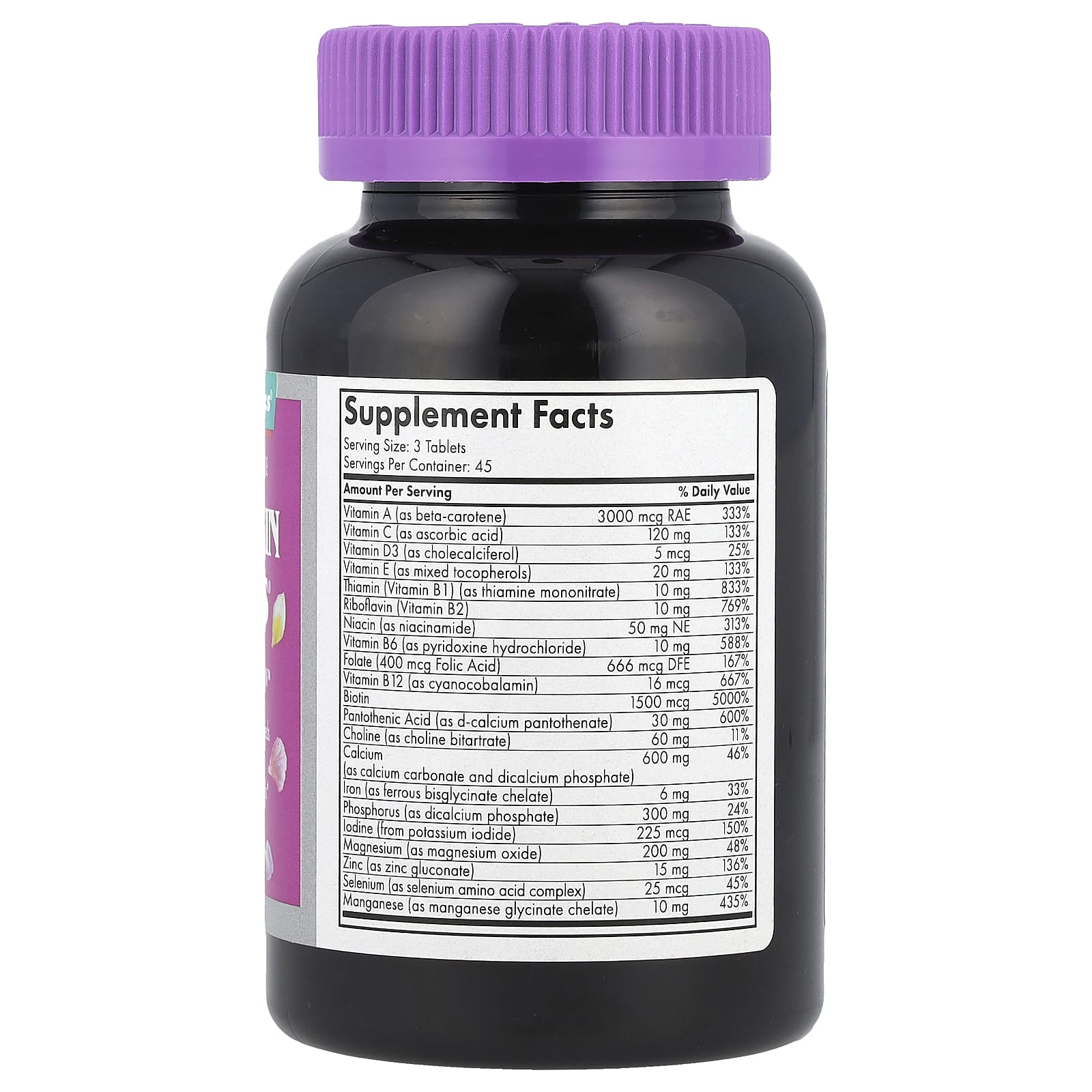 Futurebiotics Hair Skin & Nails Multi-Vitamin Supplement - 135 Tablets - Image 2