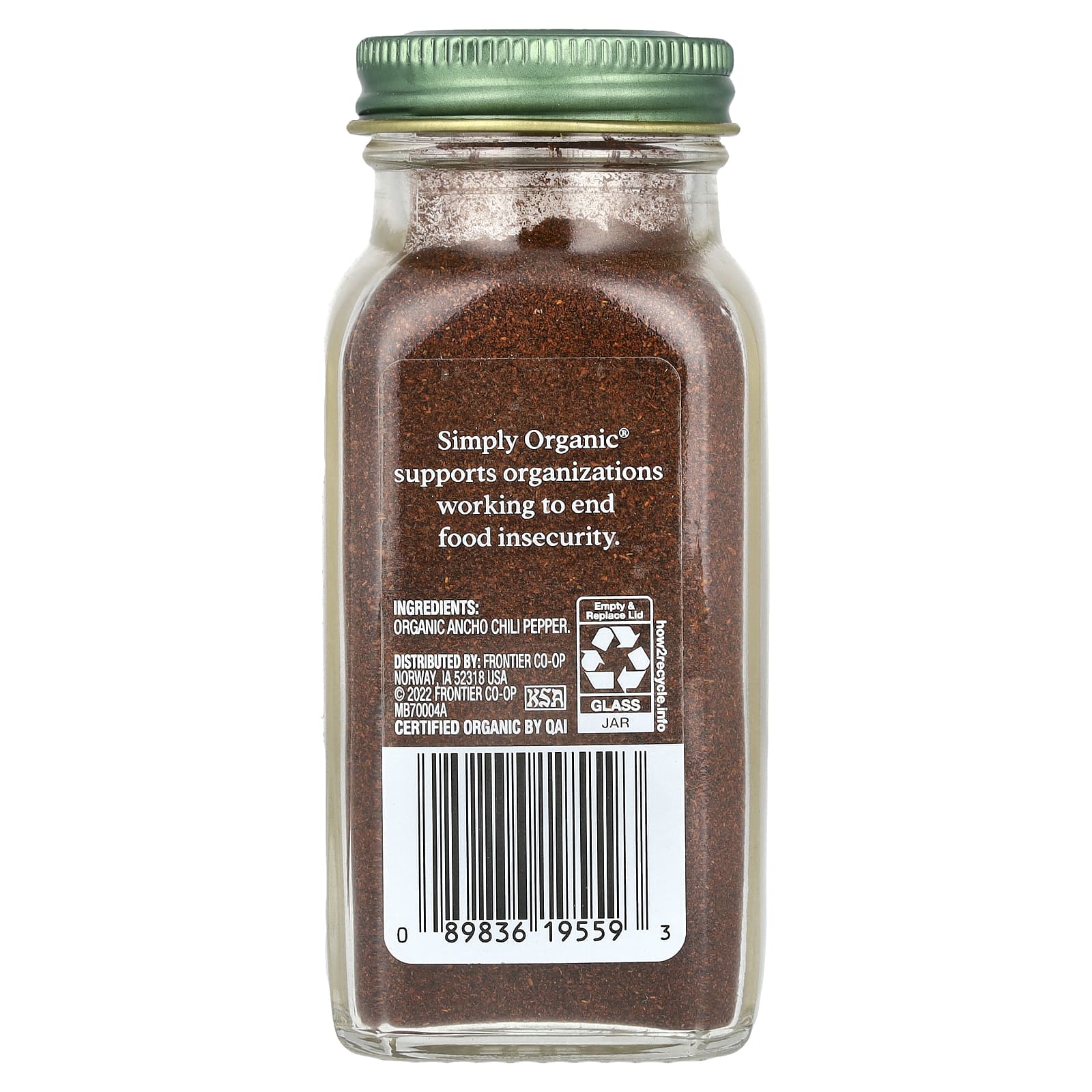 Simply Organic, Ancho Chili Powder, 2.85 oz (81 g) - Image 2