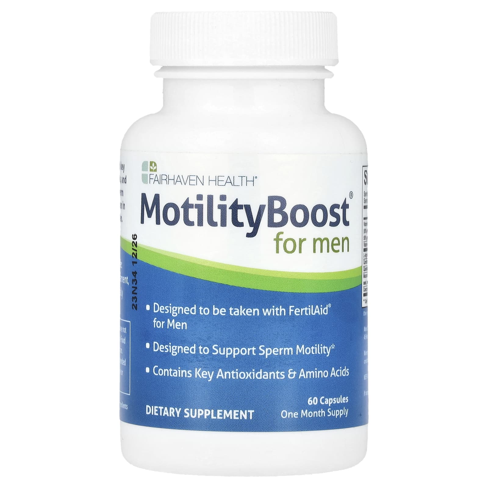 Boost Sperm Motility with Fairhaven Health's MotilityBoost for Men - Image 1