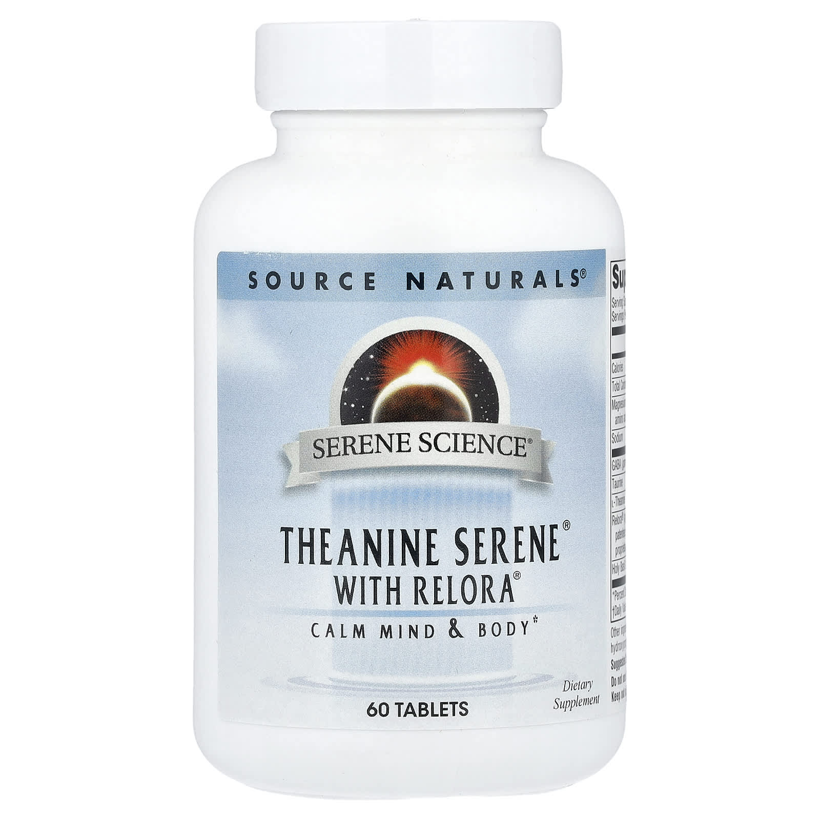 Source Naturals, Serene Science®, Theanine Serene® With Relora®, 60 Tablets - Image 1