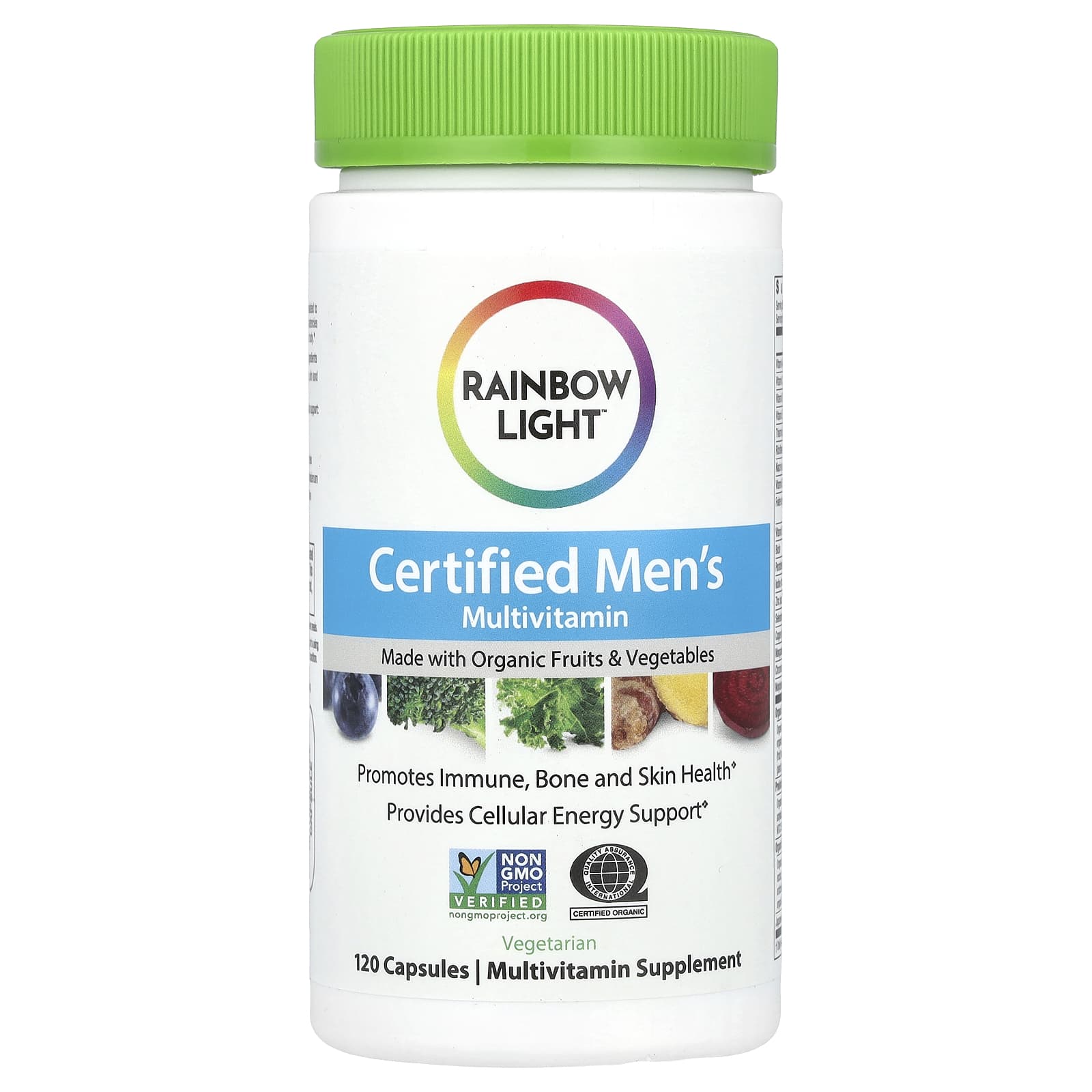 Rainbow Light, Certified Men's Multivitamin, 120 Capsules - Image 1