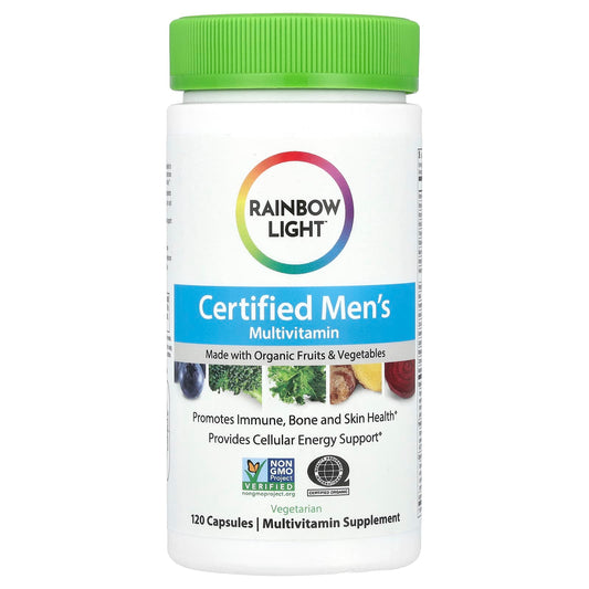 Rainbow Light, Certified Men's Multivitamin, 120 Capsules - Image 1