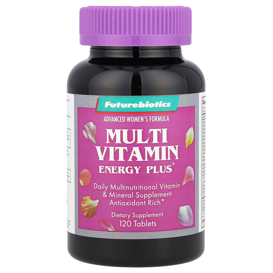 Futurebiotics, Women's Daily Multivitamin Energy Plus, 120 Tablets - Image 1