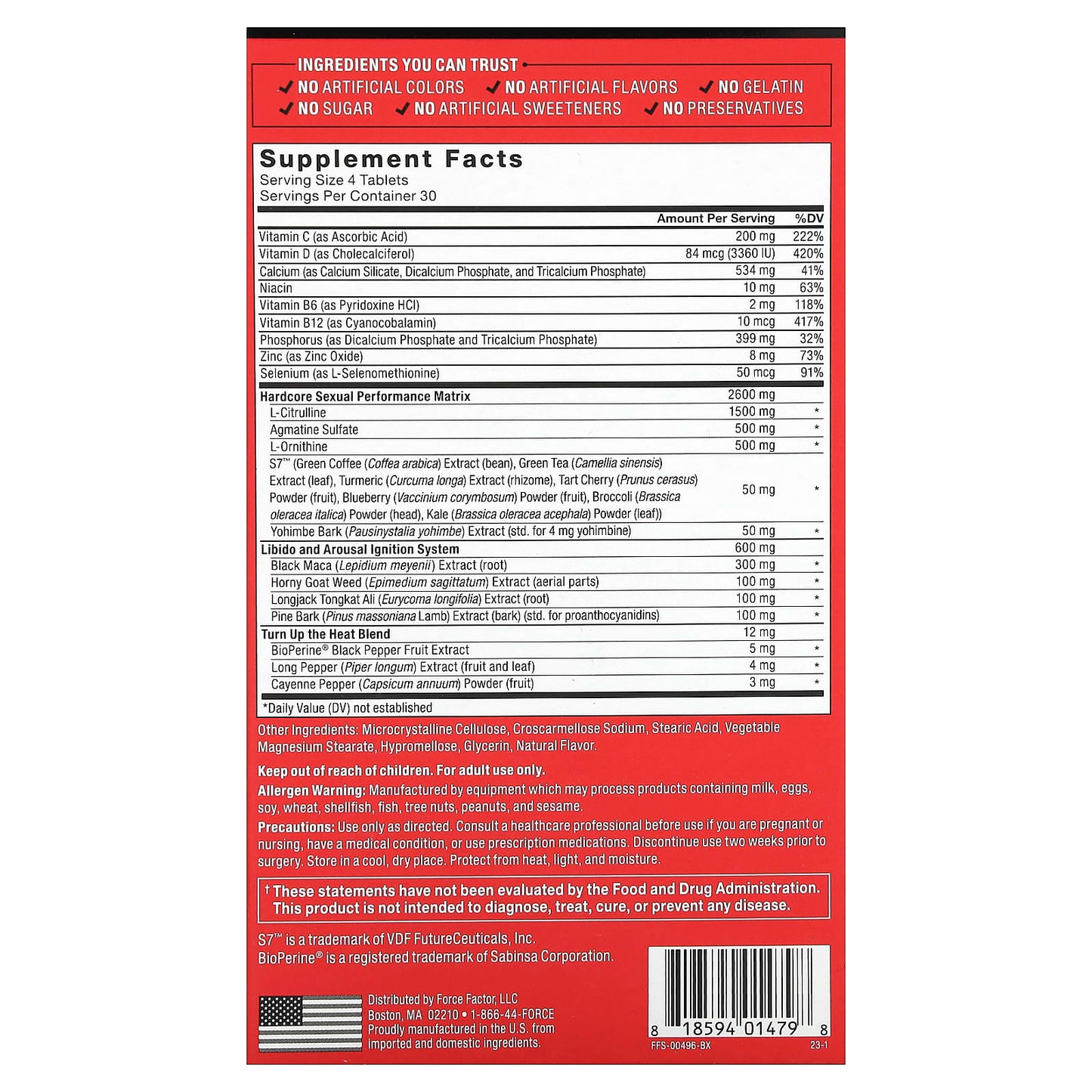 Unleash Your Potential with Force Factor SCORE! Hardcore Libido Intensifier - Image 2